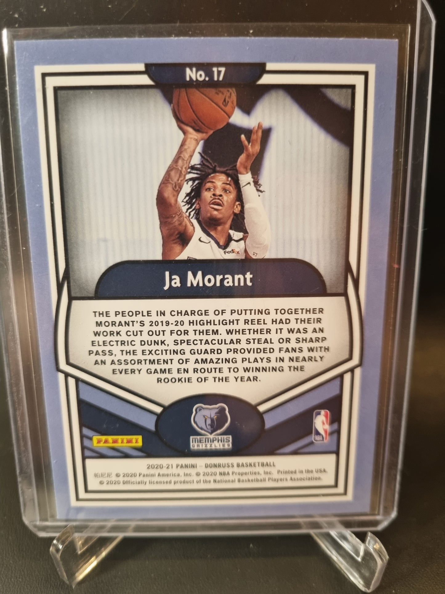 2020-21 Panini Donruss #17 JA Morant Complete Players