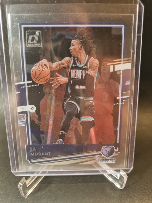 2020-21 Panini Clearly Donruss  #18 JA Morant Clearly