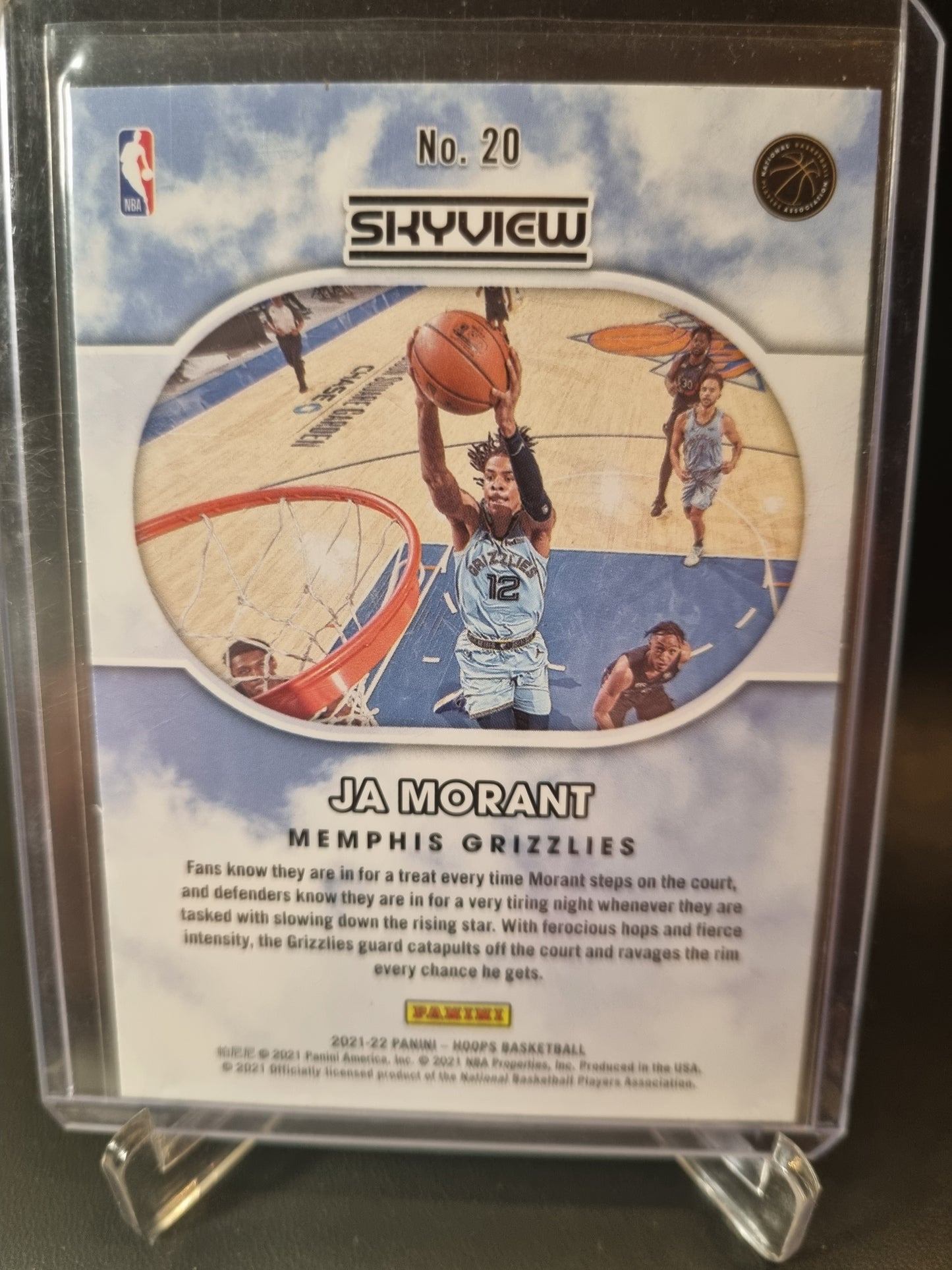 2020-21 Panini Hoops #20 JA Morant Sky View