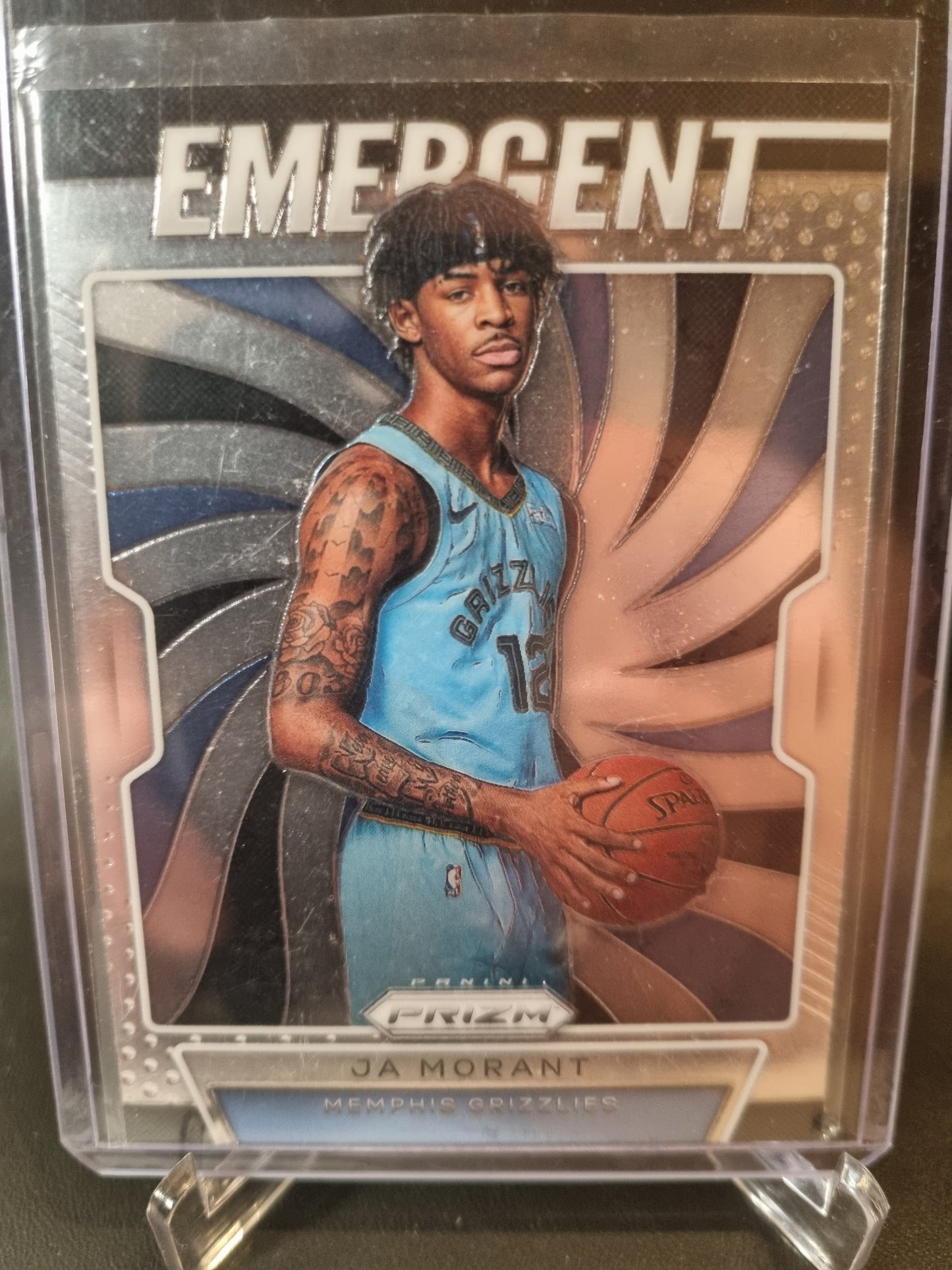 2019-20 Panini Prizm #17 JA Morant Rookie Card Emergent