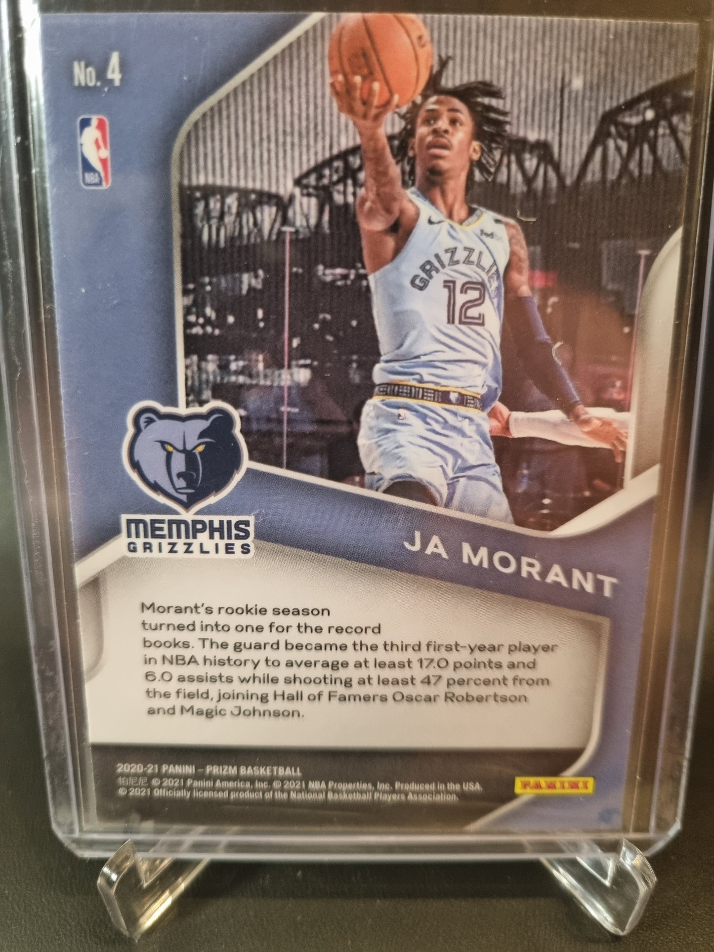 2020-21 Panini Prizm #4 JA Morant Dominance