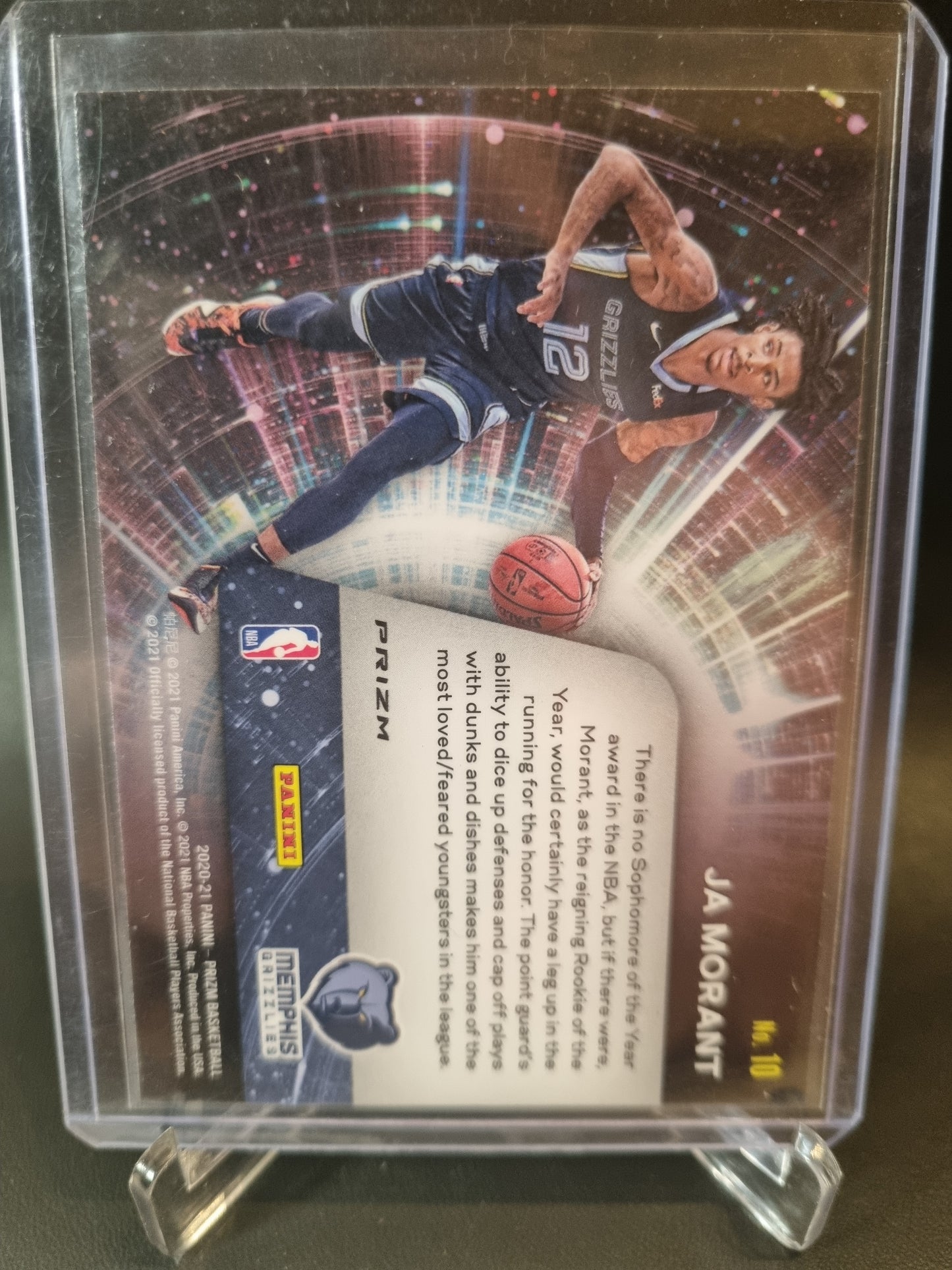 2020-21 Panini Prizm #10 JA Morant Sophomore Stars