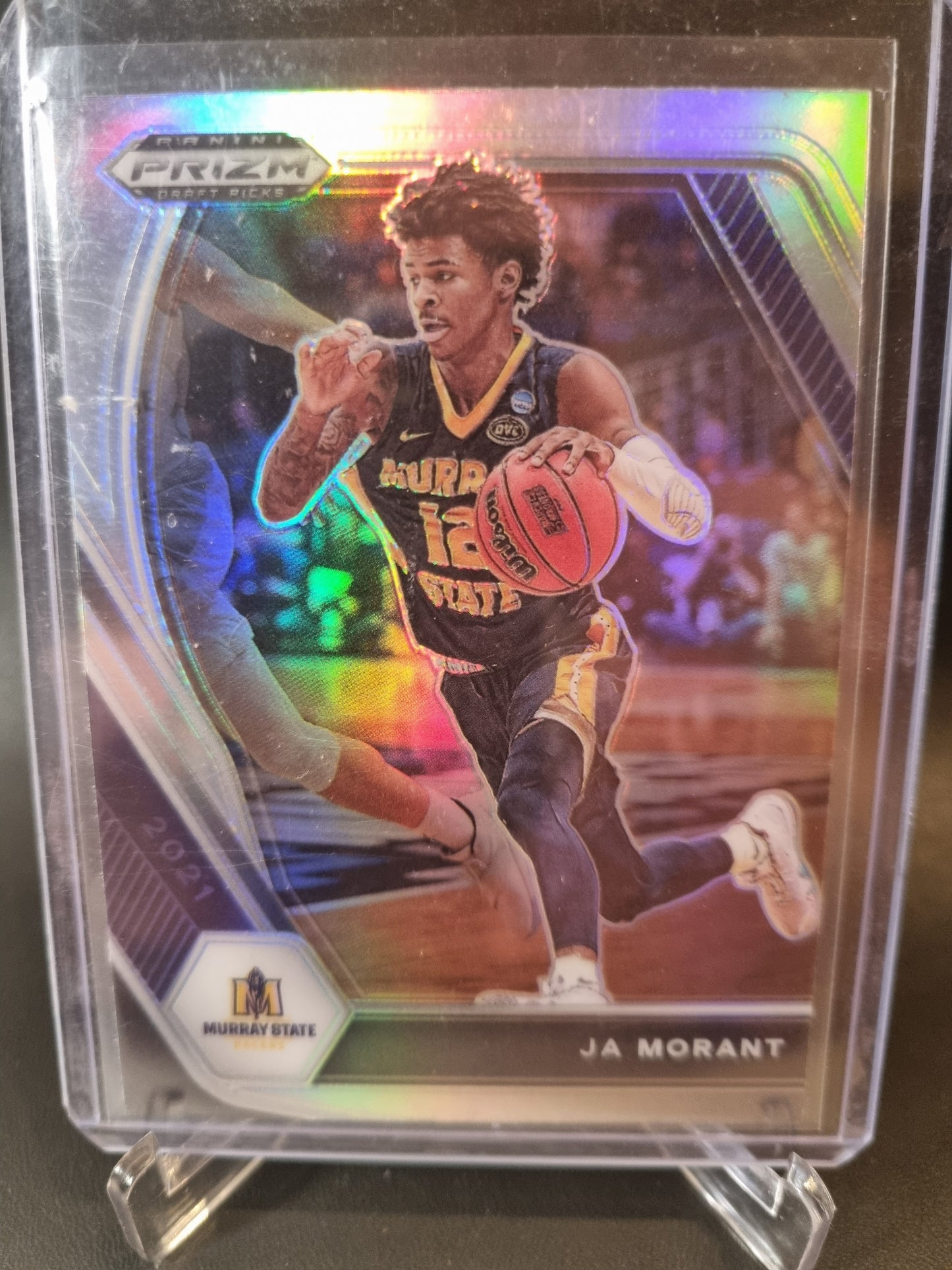 2021-22 Panini Prizm #64 JA Morant Draft Picks Silver