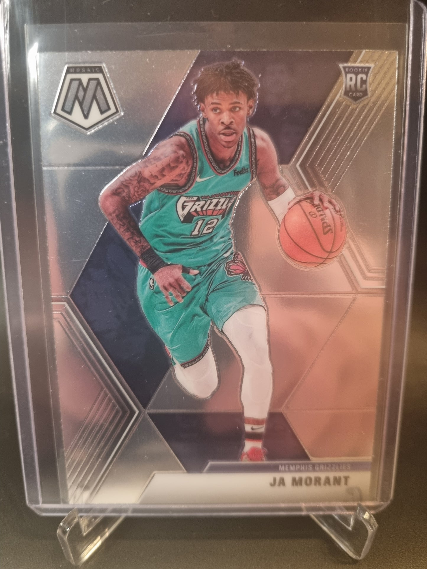 2019-20 Panini Mosaic #219 JA Morant Rookie Card