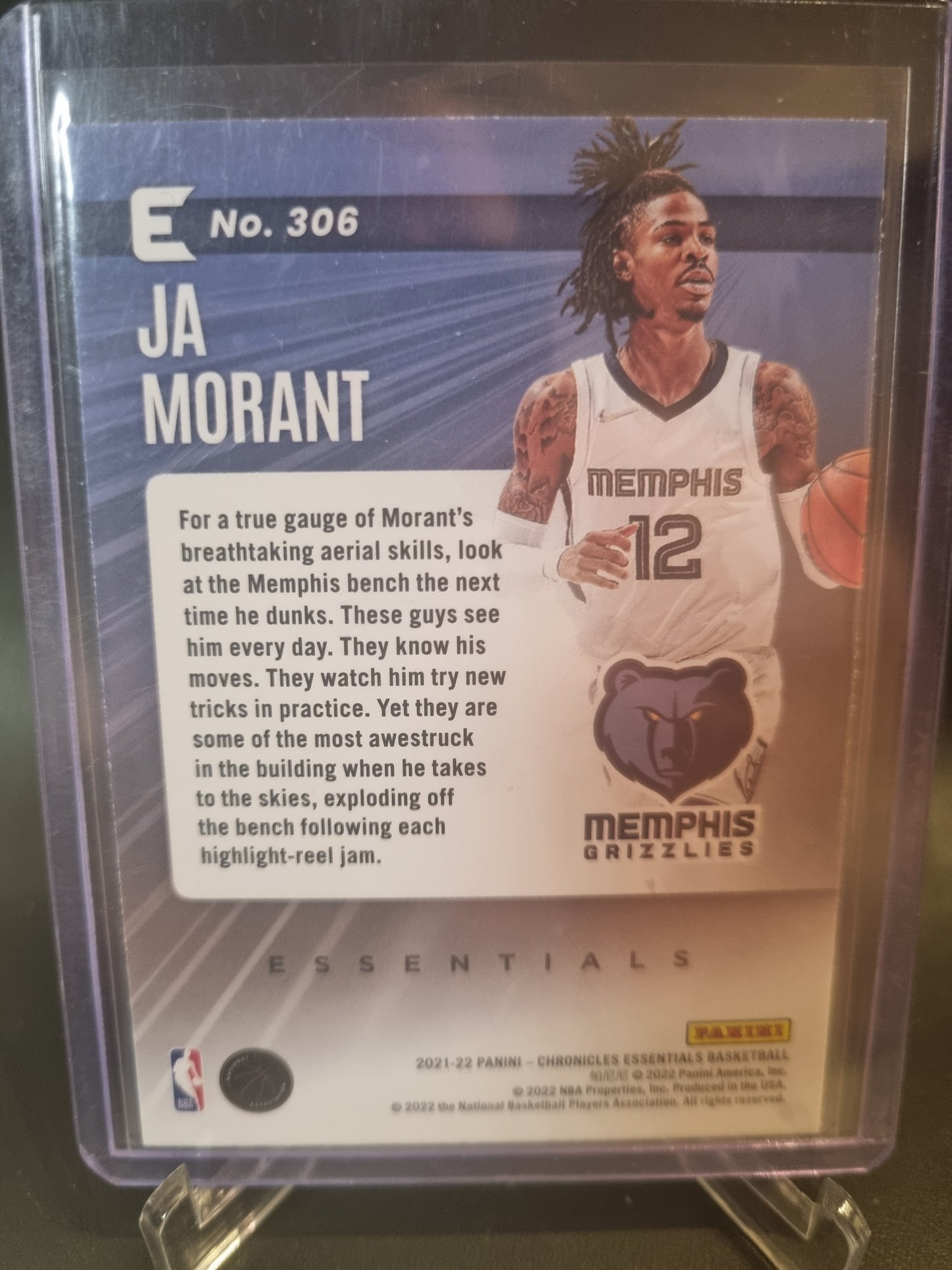 2021-22 Panini Chronicles Essentials #306 JA Morant Silver