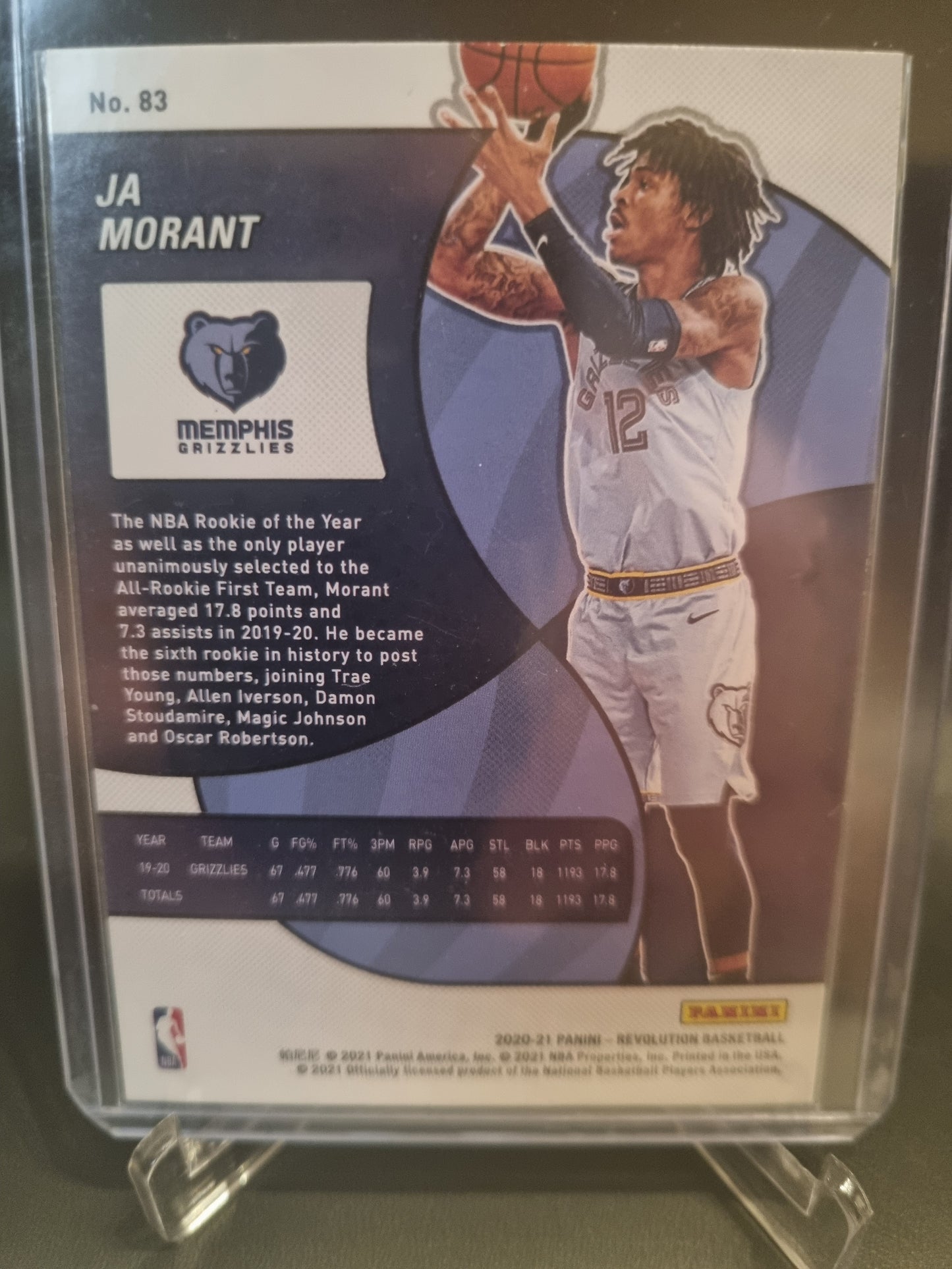 2020-21 Panini Revolution #83 JA Morant