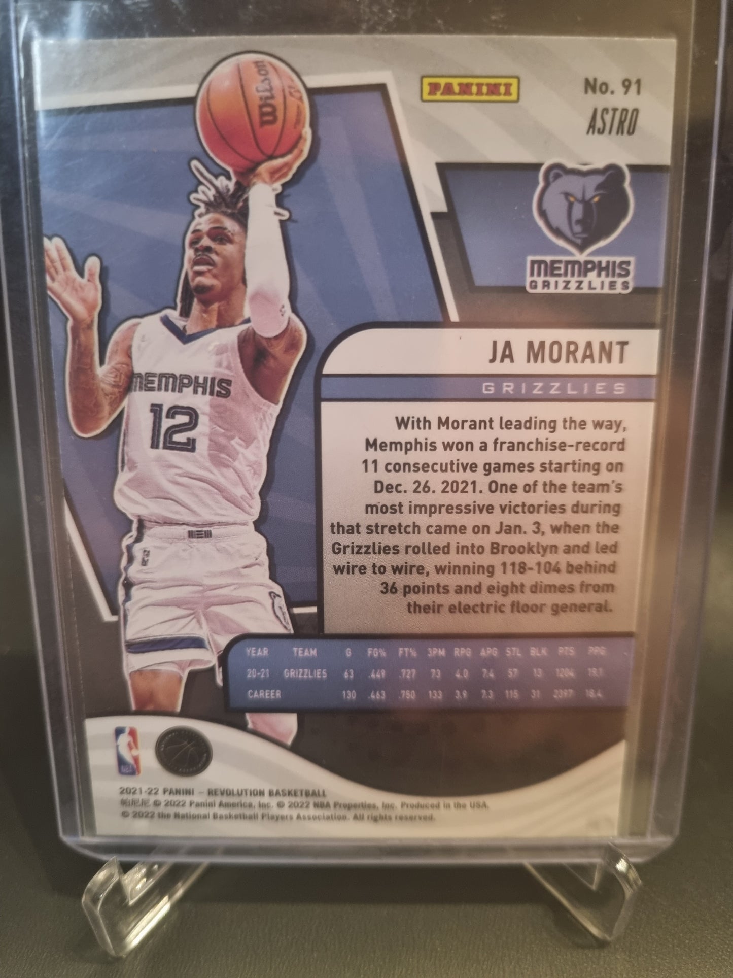 2021-22 Panini Revolution #91 JA Morant