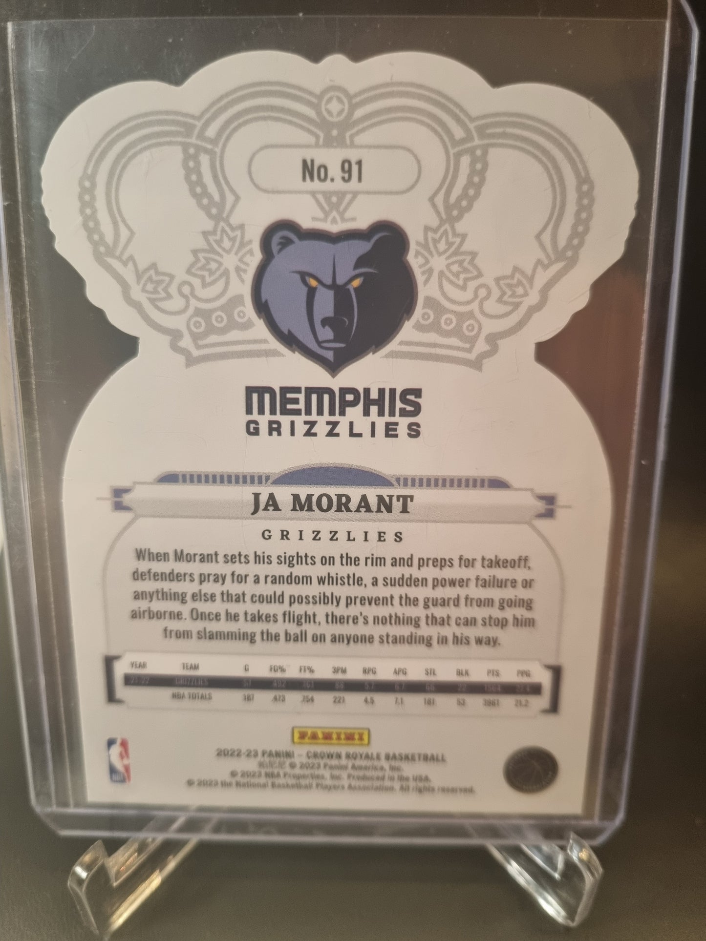 2022-23 Panini #91 JA Morant Crown Royal