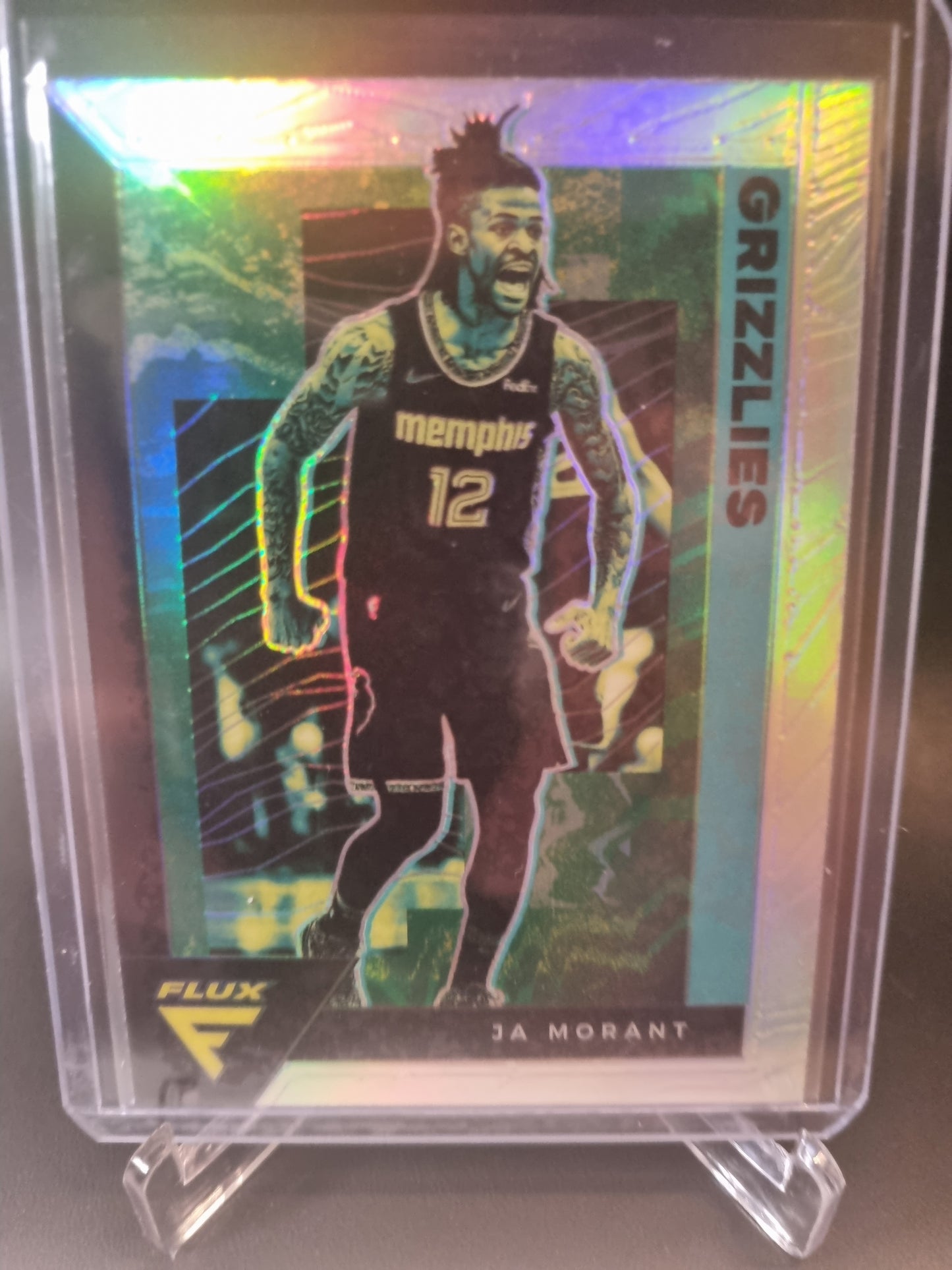 2020-21 Panini Flux #85 JA Morant Prizm Silver