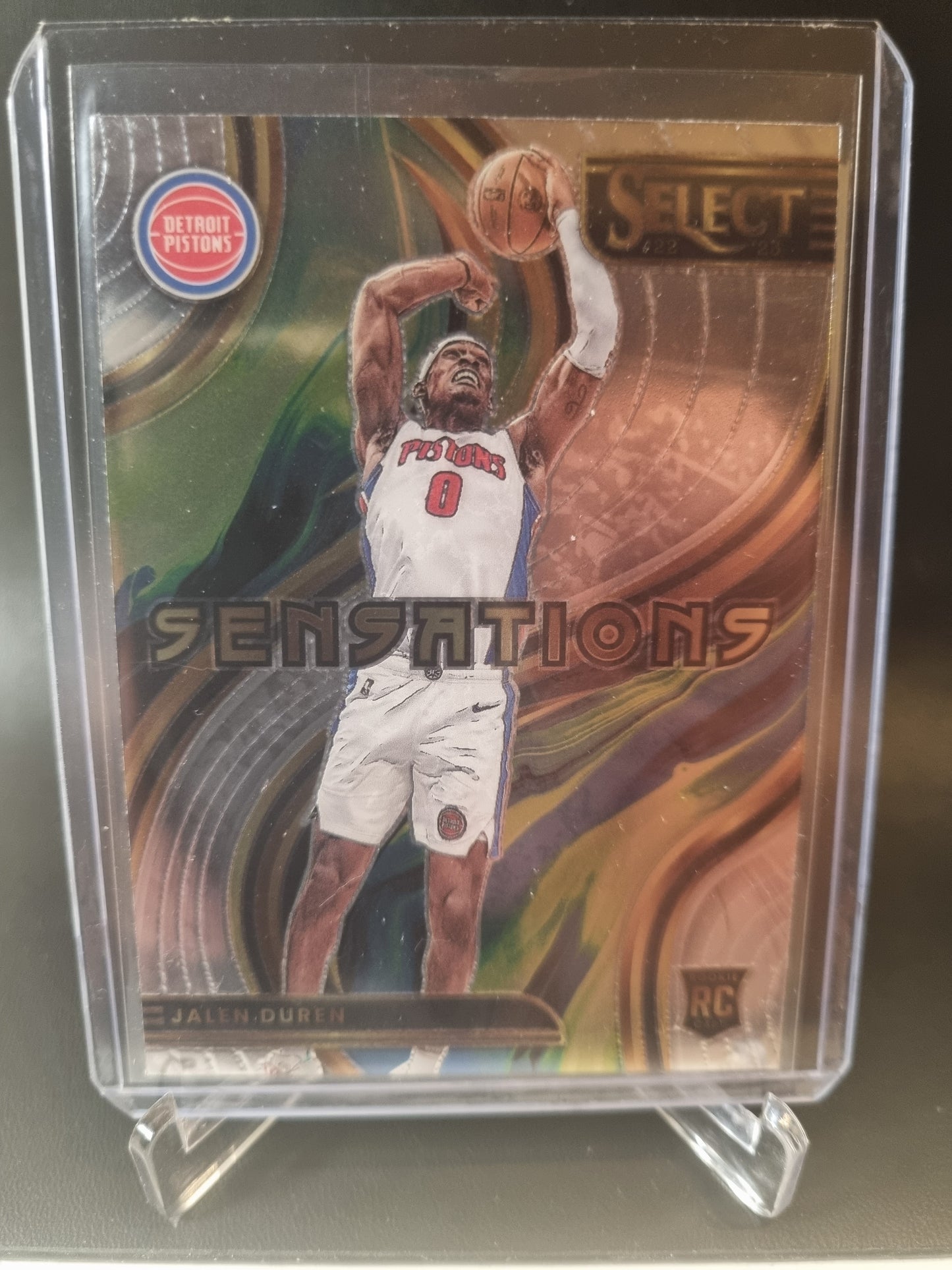 2022-23 Panini Select #23 Jalen Duren Rookie Card Sensations