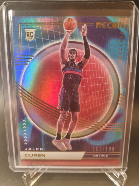 2022-23 Panini Recon #234 Jalen Duren Rookie Card 152/199