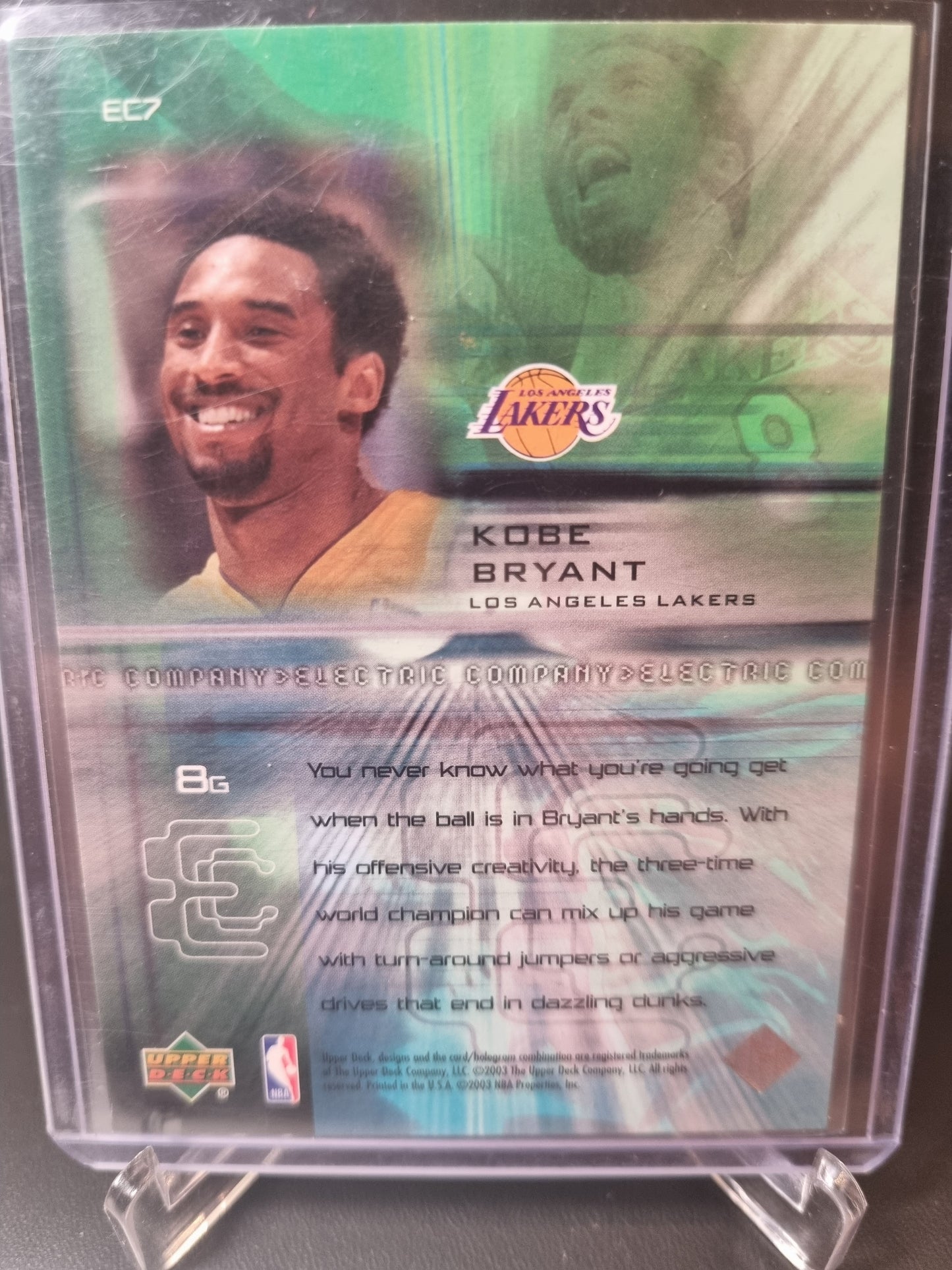 2003 Upper Deck #EC7 Kobe Bryant Electric Company