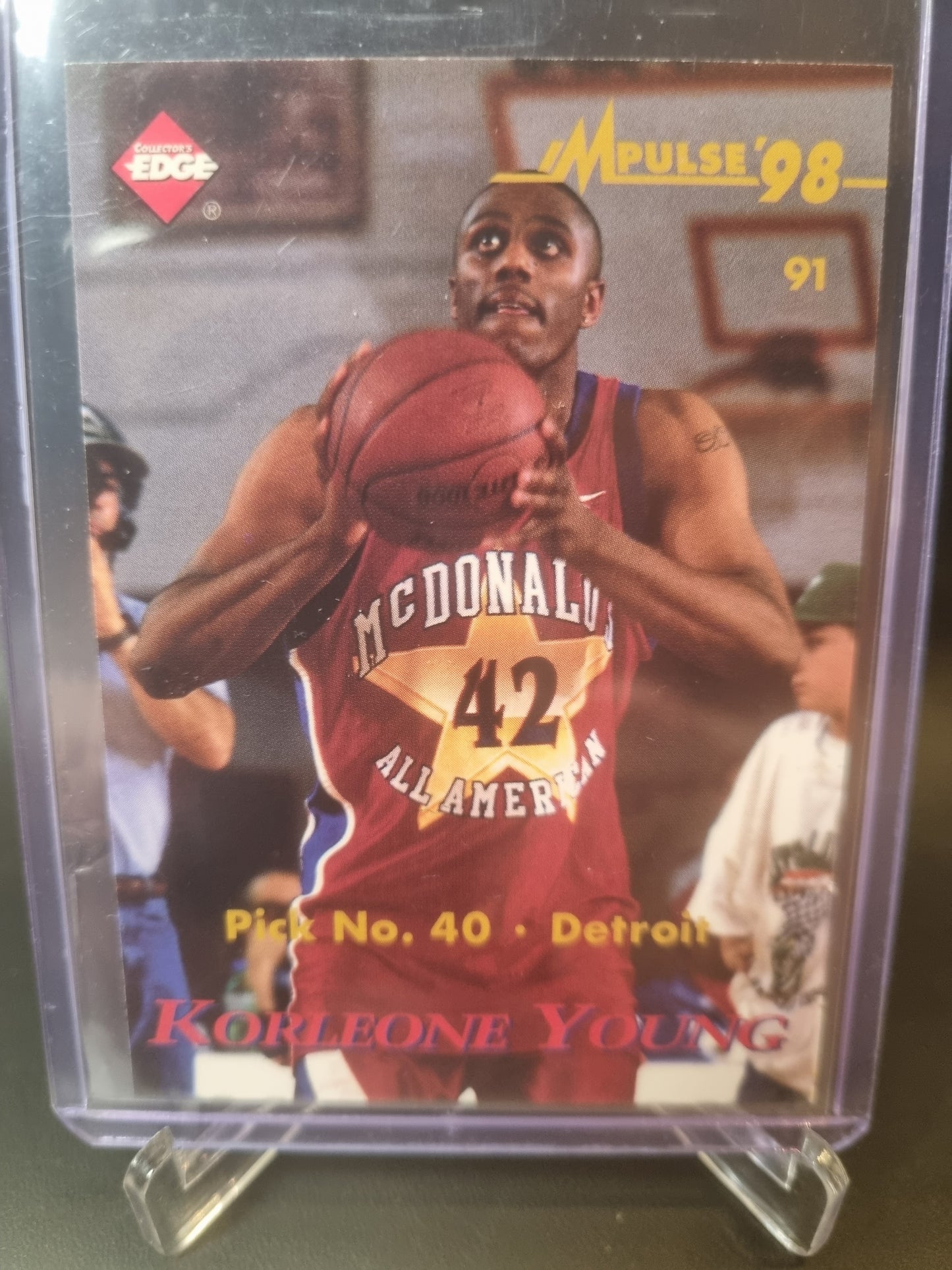 1998 Impulse Collectors Edge #91 Kobe Bryant Back To Back Korleone Young