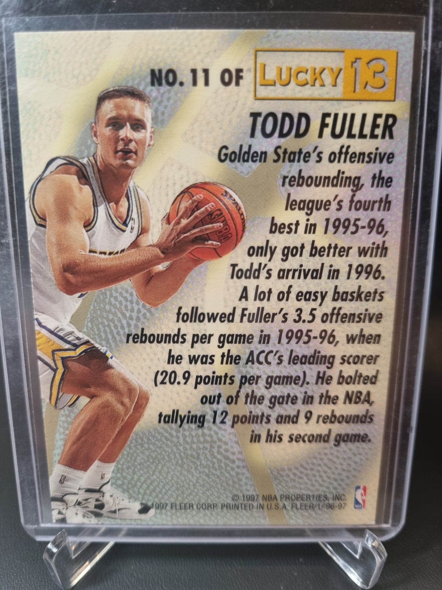 1996-97 Fleer #1 to 13 Full Set Lucky 13 Rookie Cards Including Kobe Bryant and Allen Iverson Rookie Card