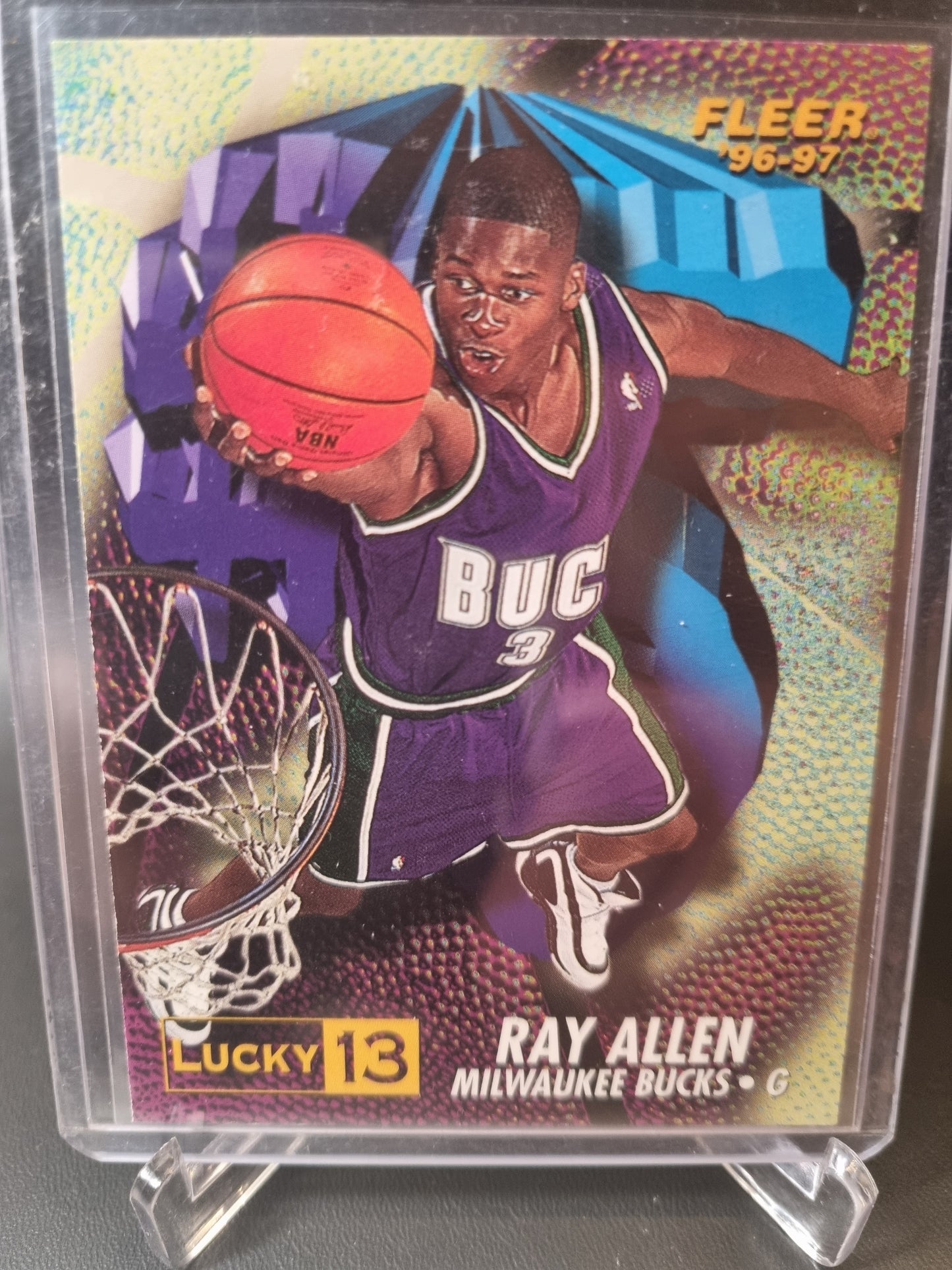 1996-97 Fleer #1 to 13 Full Set Lucky 13 Rookie Cards Including Kobe Bryant and Allen Iverson Rookie Card