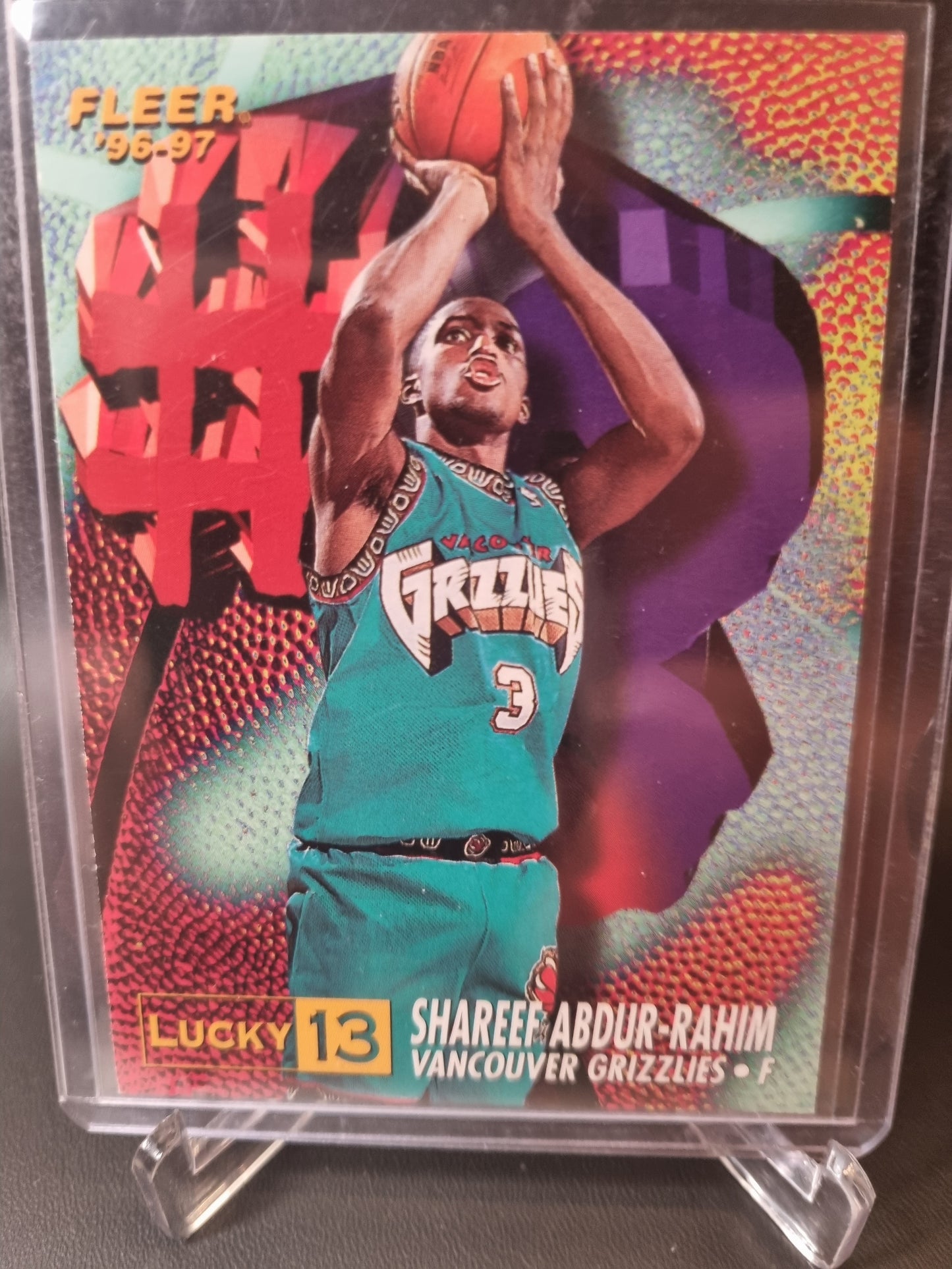 1996-97 Fleer #1 to 13 Full Set Lucky 13 Rookie Cards Including Kobe Bryant and Allen Iverson Rookie Card