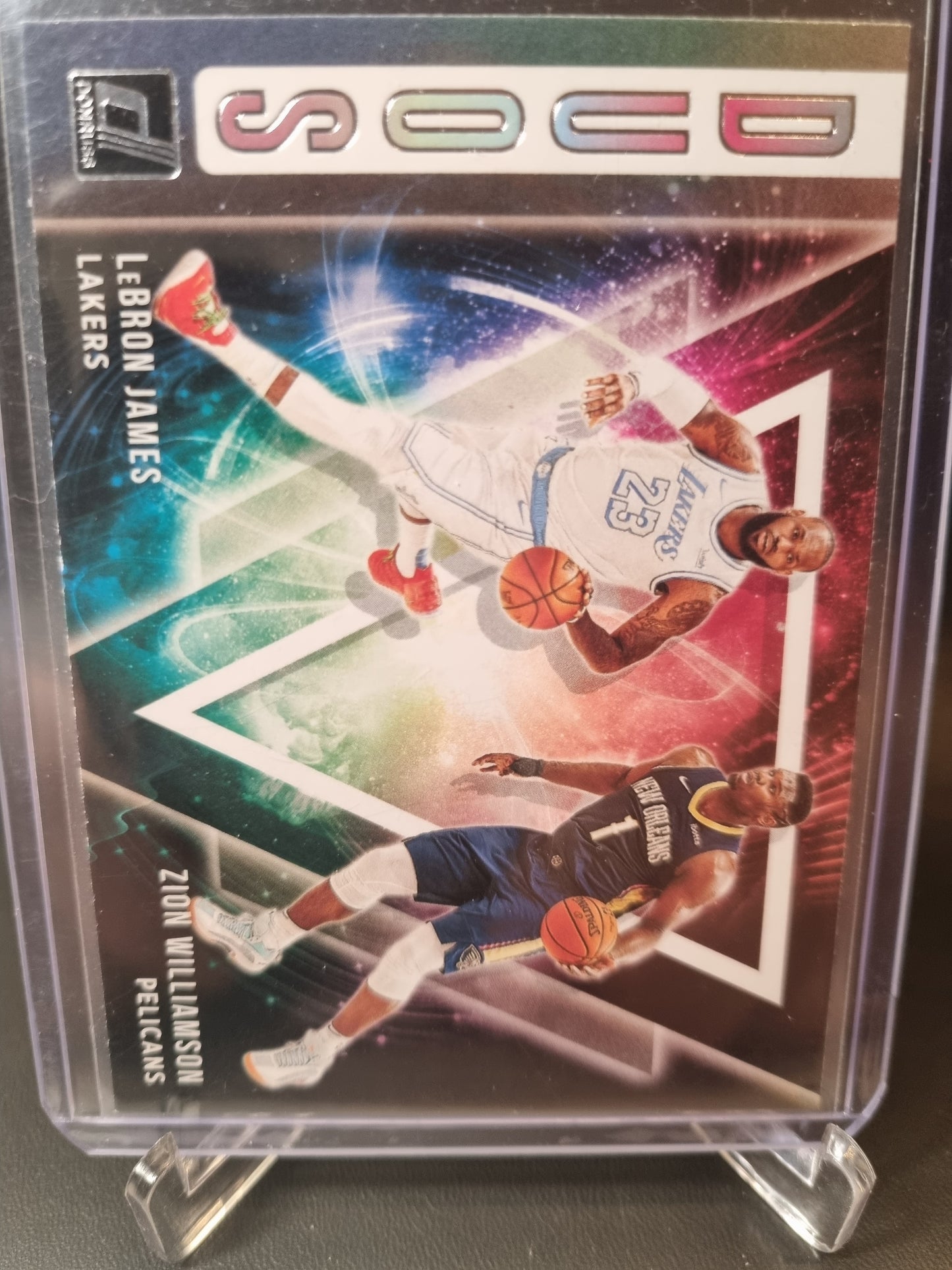 2021-22 Panini Donruss #1 Lebron James/Zion Williamson Duos