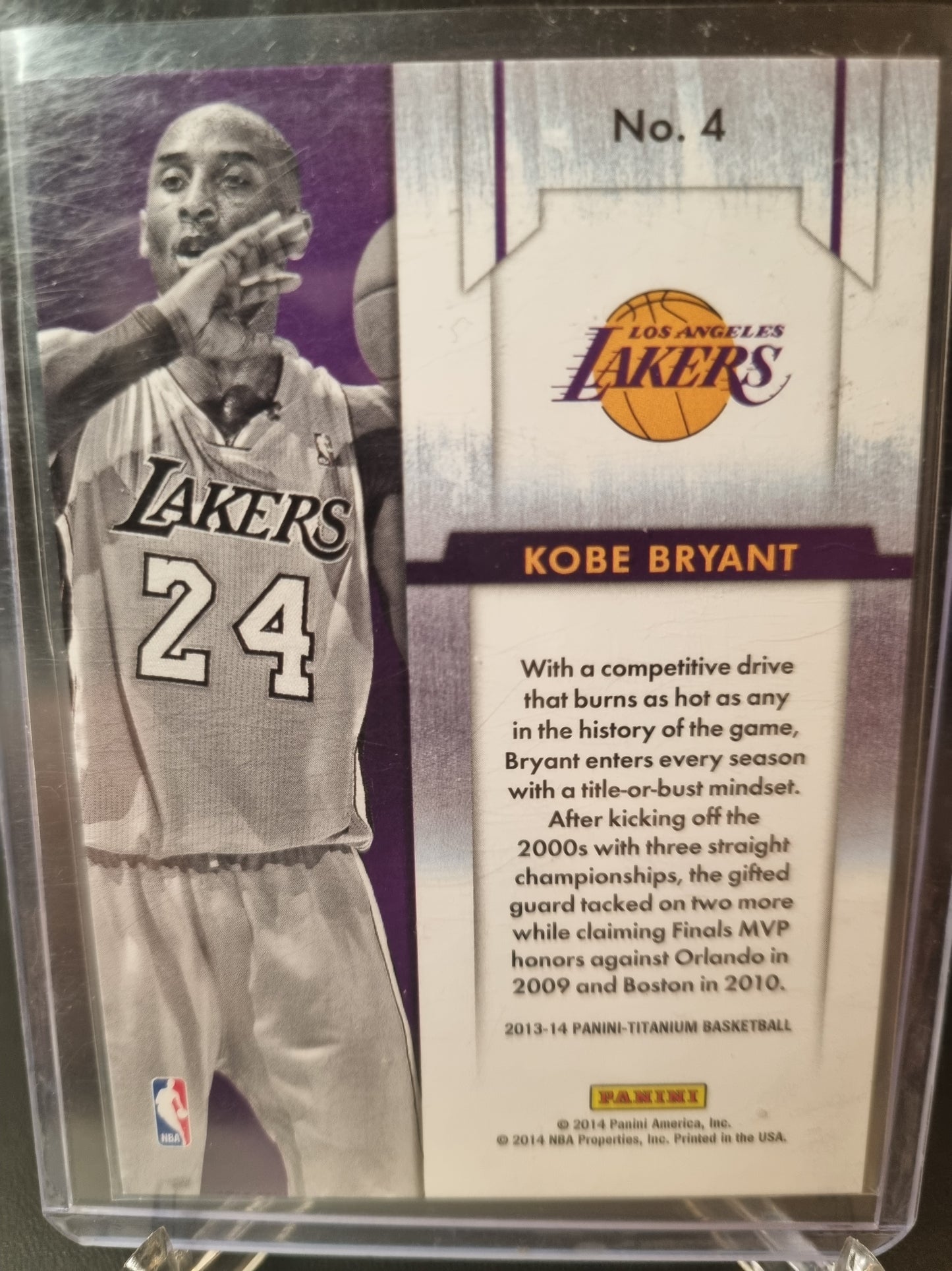 2013-14 Panini-Titanium #4 Kobe Bryant Titans 138/199