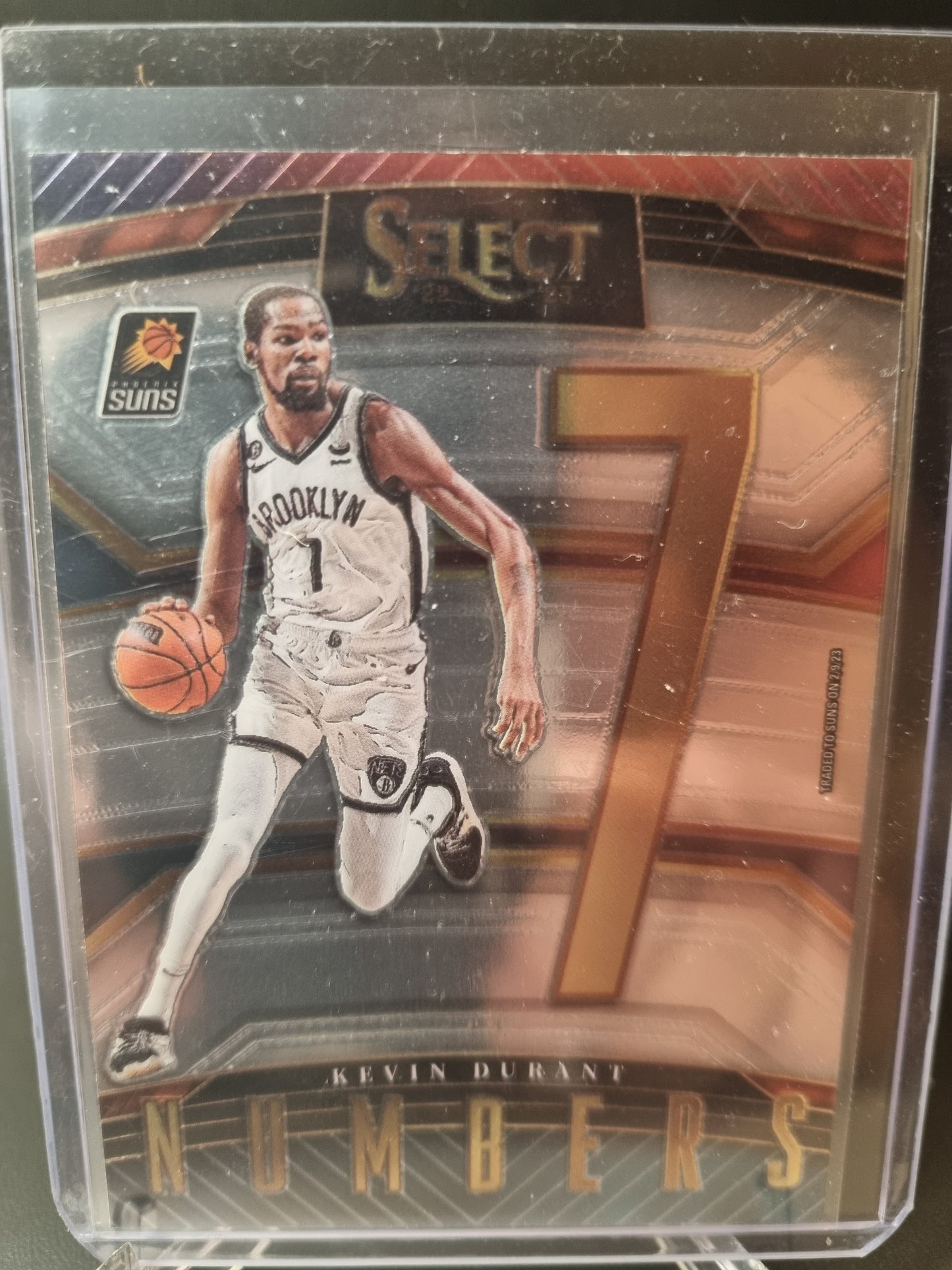 2022-23 Panini Select #13 Kevin Durant Numbers