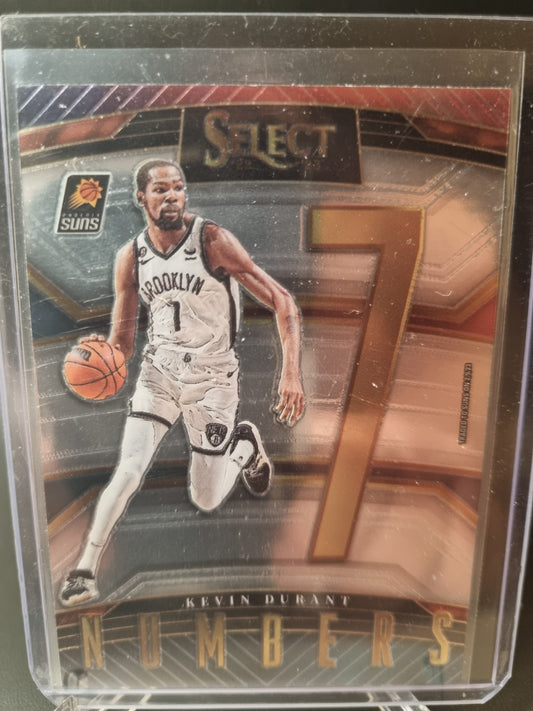2022-23 Panini Select #13 Kevin Durant Numbers