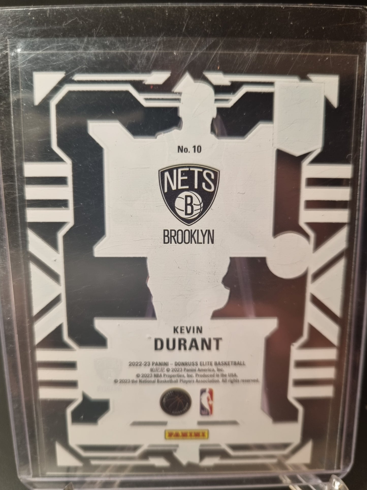 2022-23 Panini Donruss Elite #10 Kevin Durant Clarity