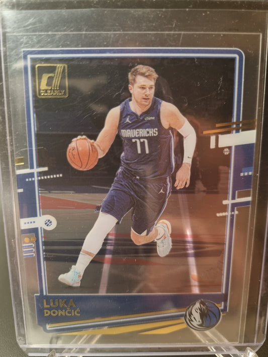 2020-21 Panini Donruss Clearly #40 Luka Doncic Clearly