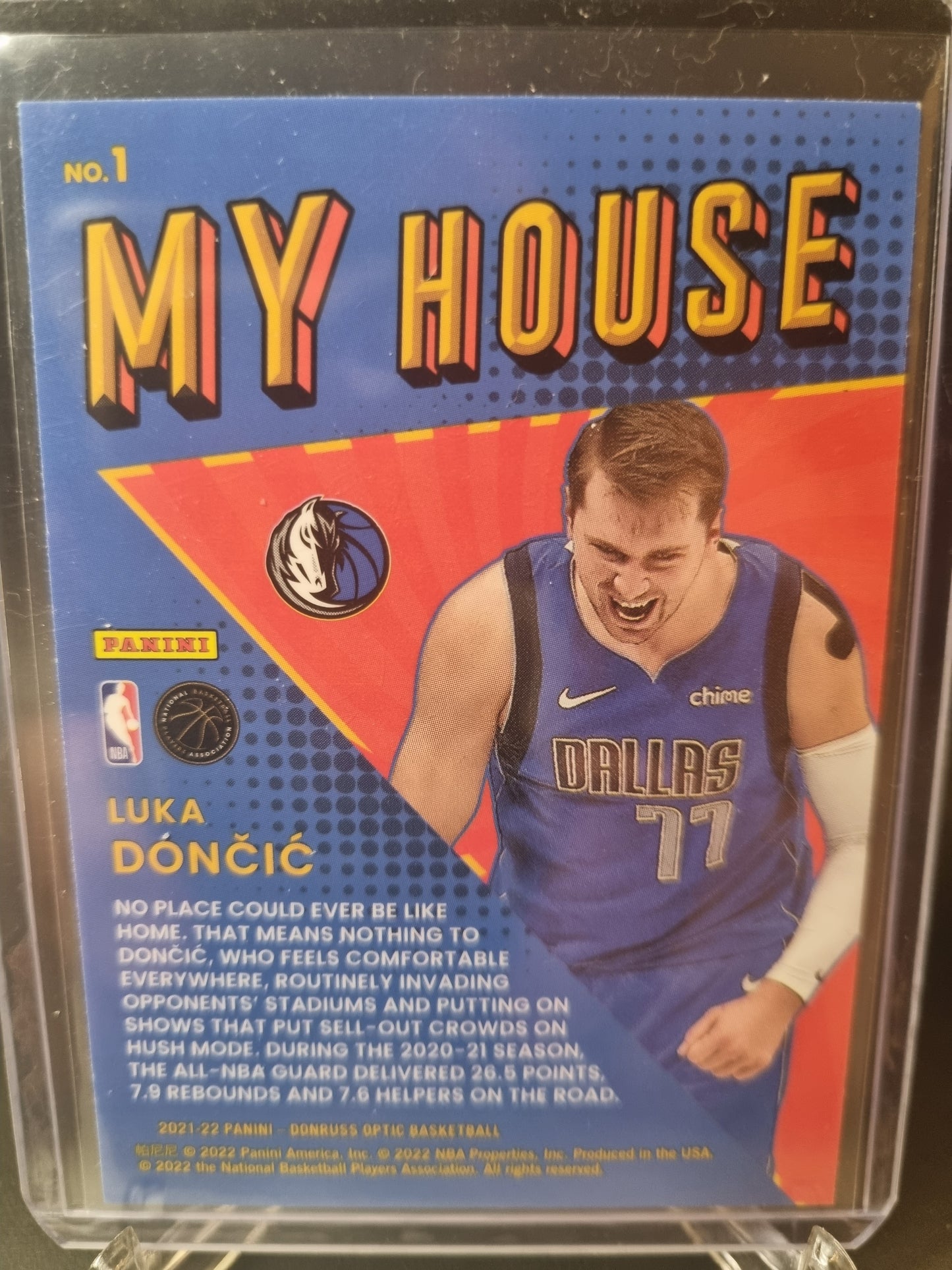 2021-22 Panini Donruss Optic #1 Luka Doncic My House