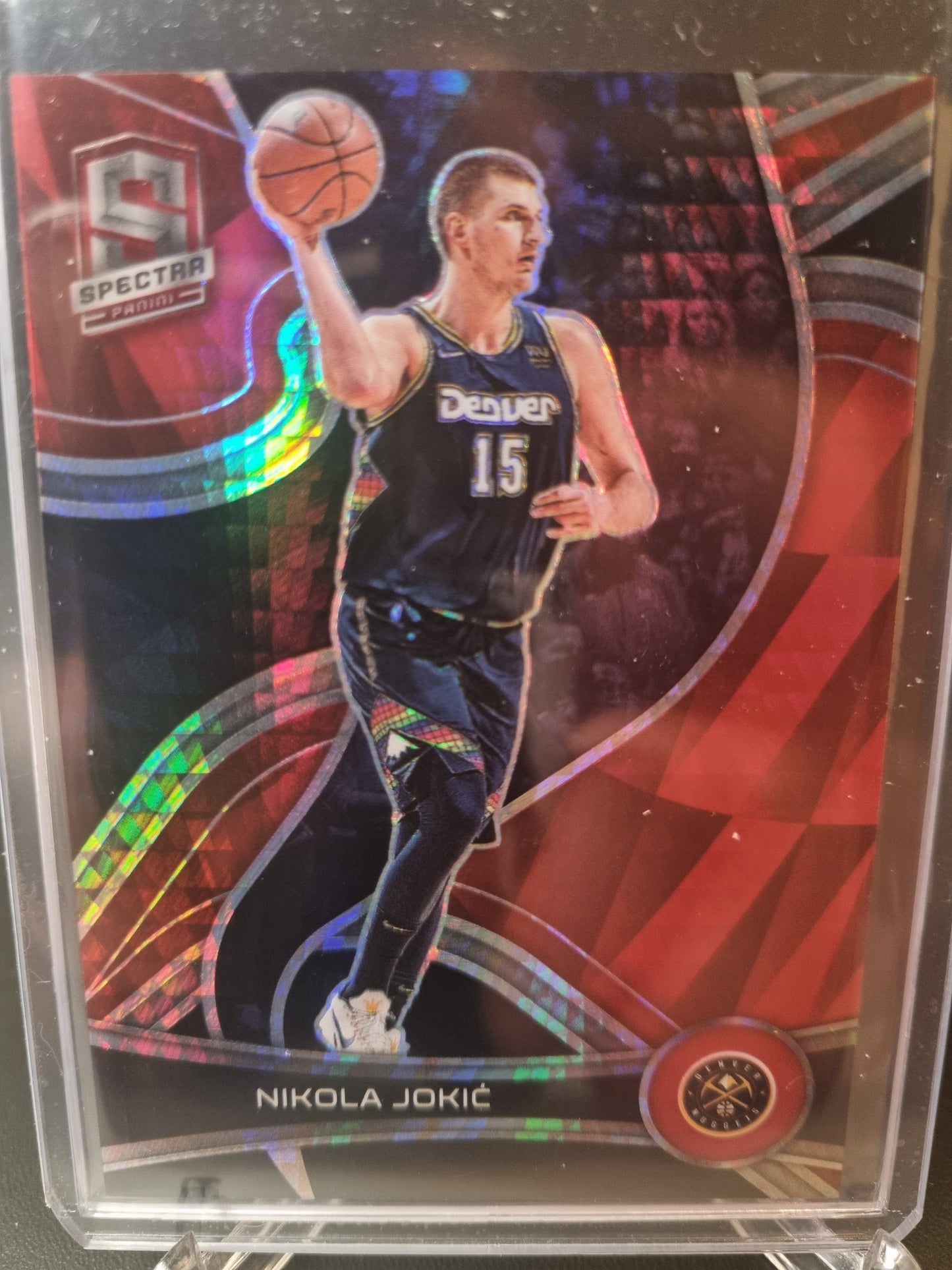 2019-20 Panini Court  #15 Nikola Jokic Red Prizm