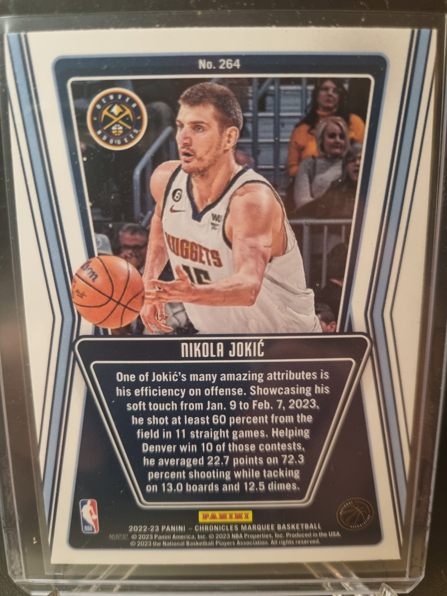 2022-23 Panini Chronicles Marquee #264 Nikola Jokic Marquee