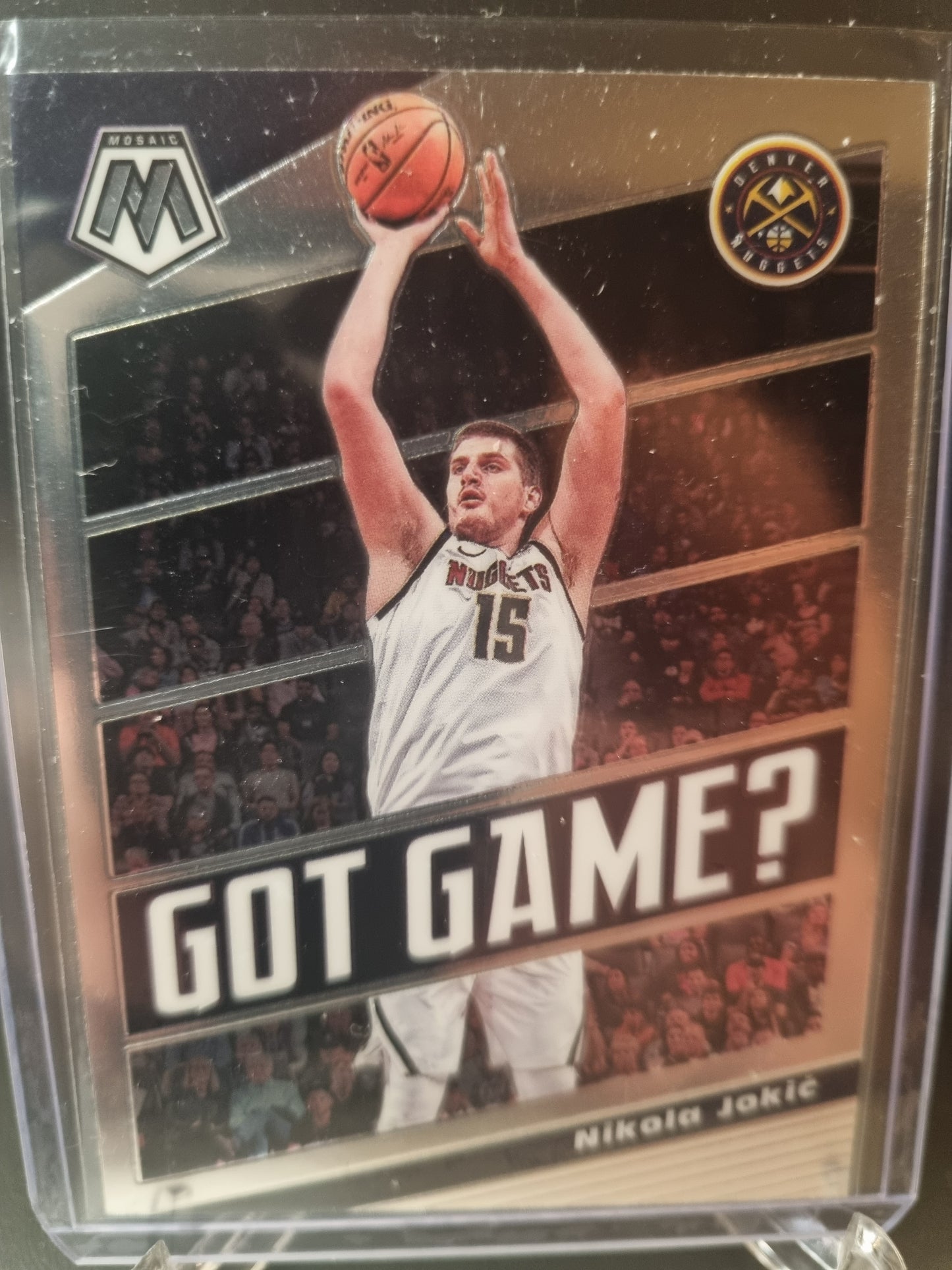 2019-20 Panini Mosaic #19 Nikola Jokic Got Game