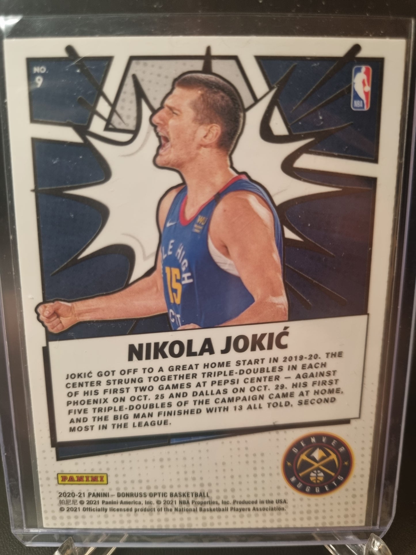 2020-21 Panini Donruss Optic #9 Nikola Jokic My House