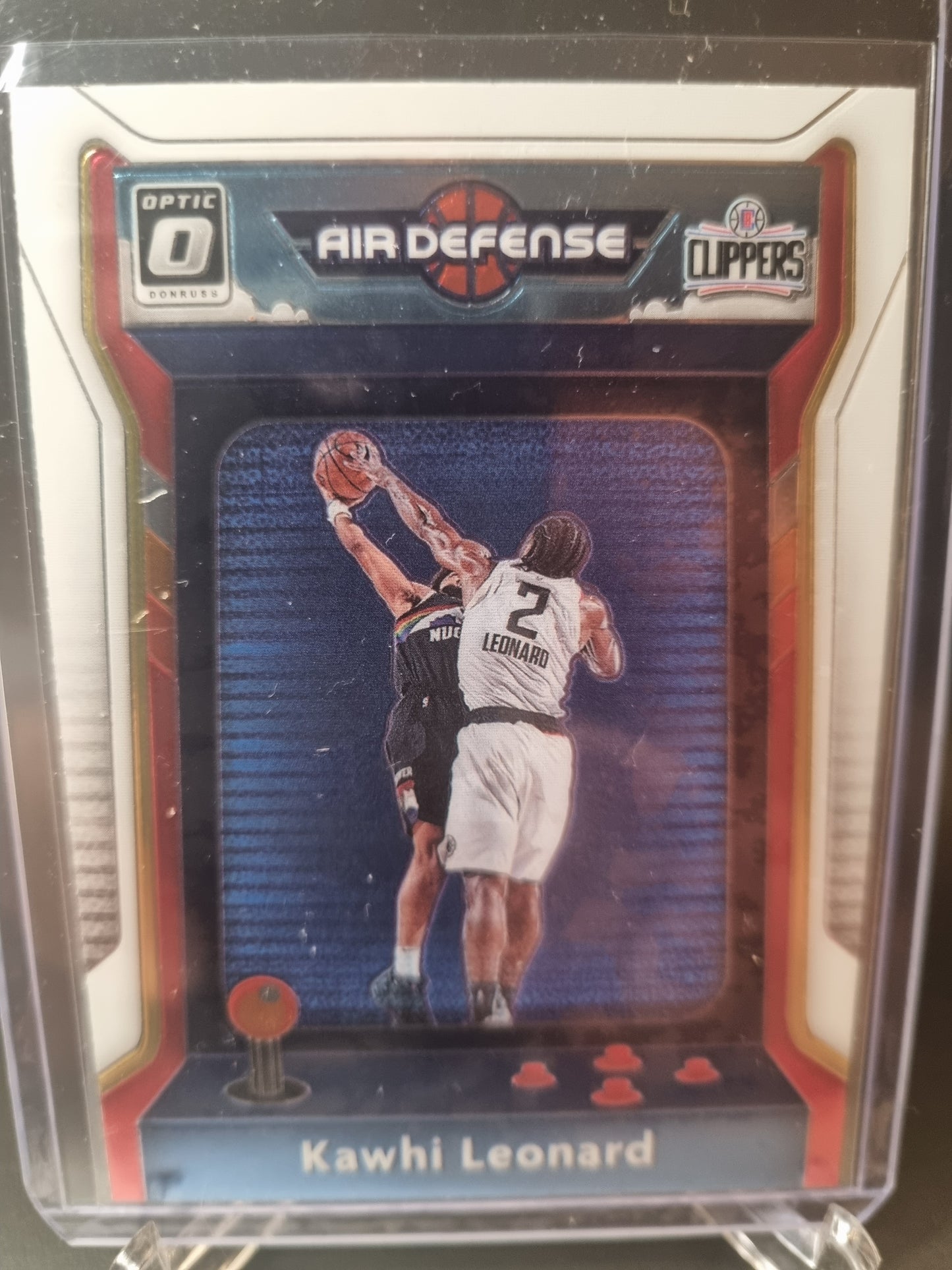 2020-21 Panini Donruss Optic #4 Kawhi Leonard Air Defense