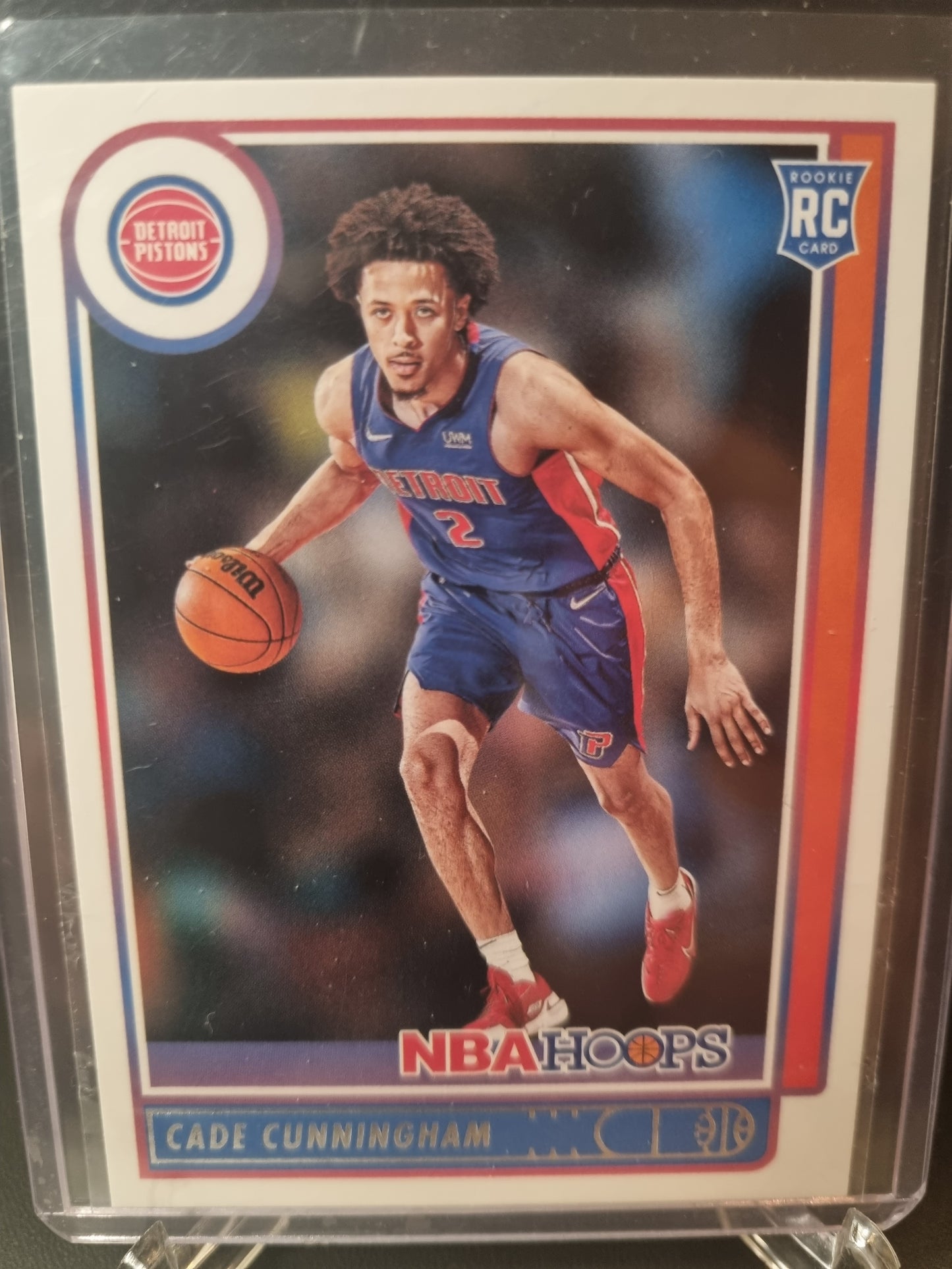 2021-22 Panini Hoops #201 Cade Cunningham Rookie Card