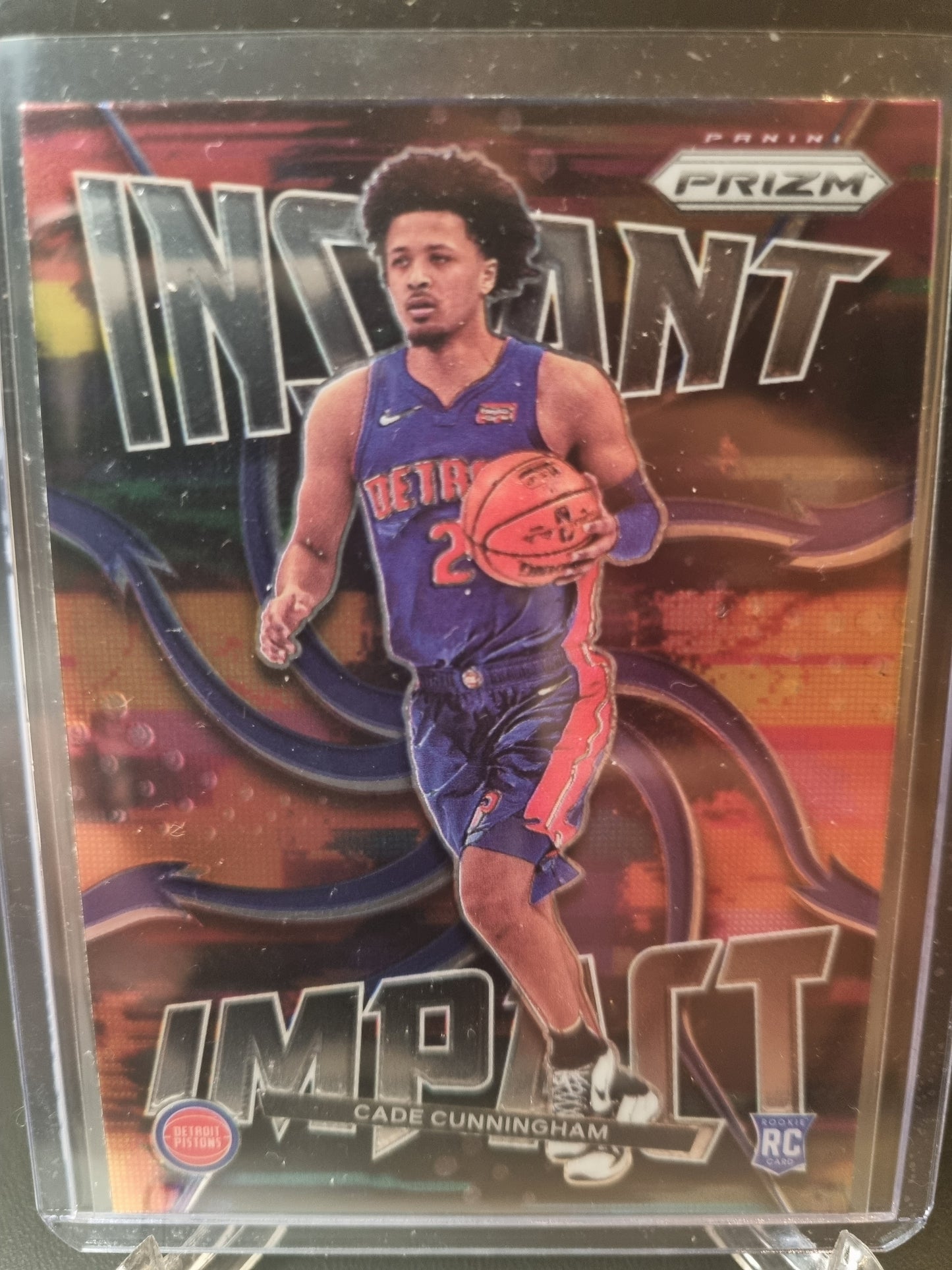 2021-22 Panini Prizm #1 Cade Cunningham Rookie Card Instant Impact