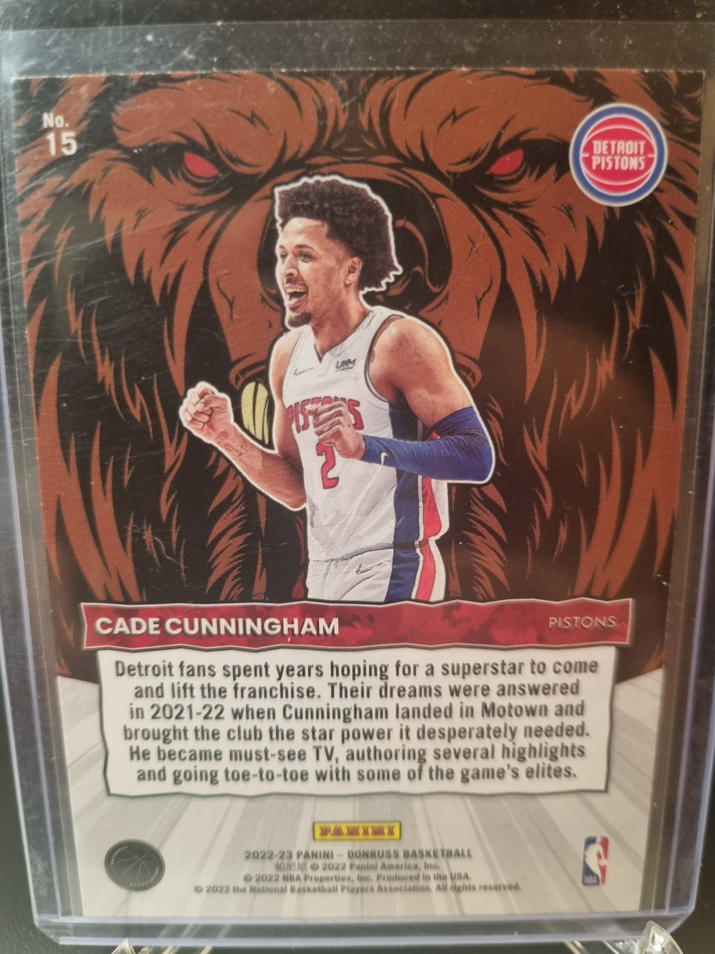 2022-23 Donruss  #15 Cade Cunningham Unleashed