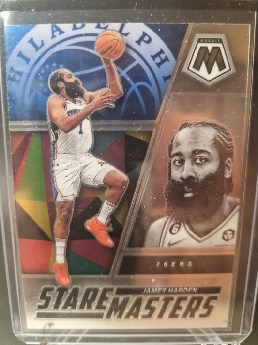 2022-23 Panini Mosaic #4 James Harden Stare Masters