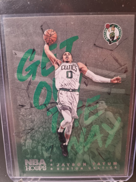 2018-19 Panini Hoops #GOW-5 Jayson Tatum Get Out The Way