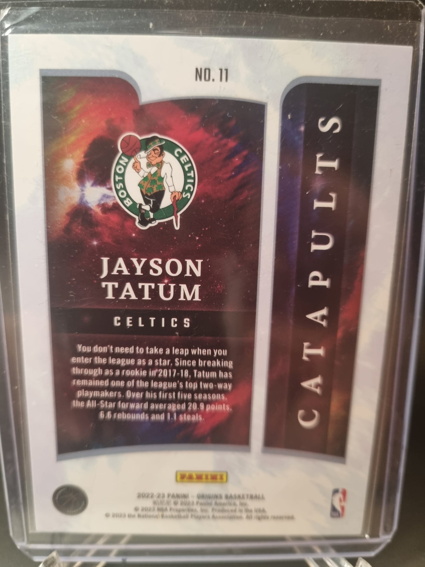 2022-23 Panini Origins #11 Jayson Tatum Catapults