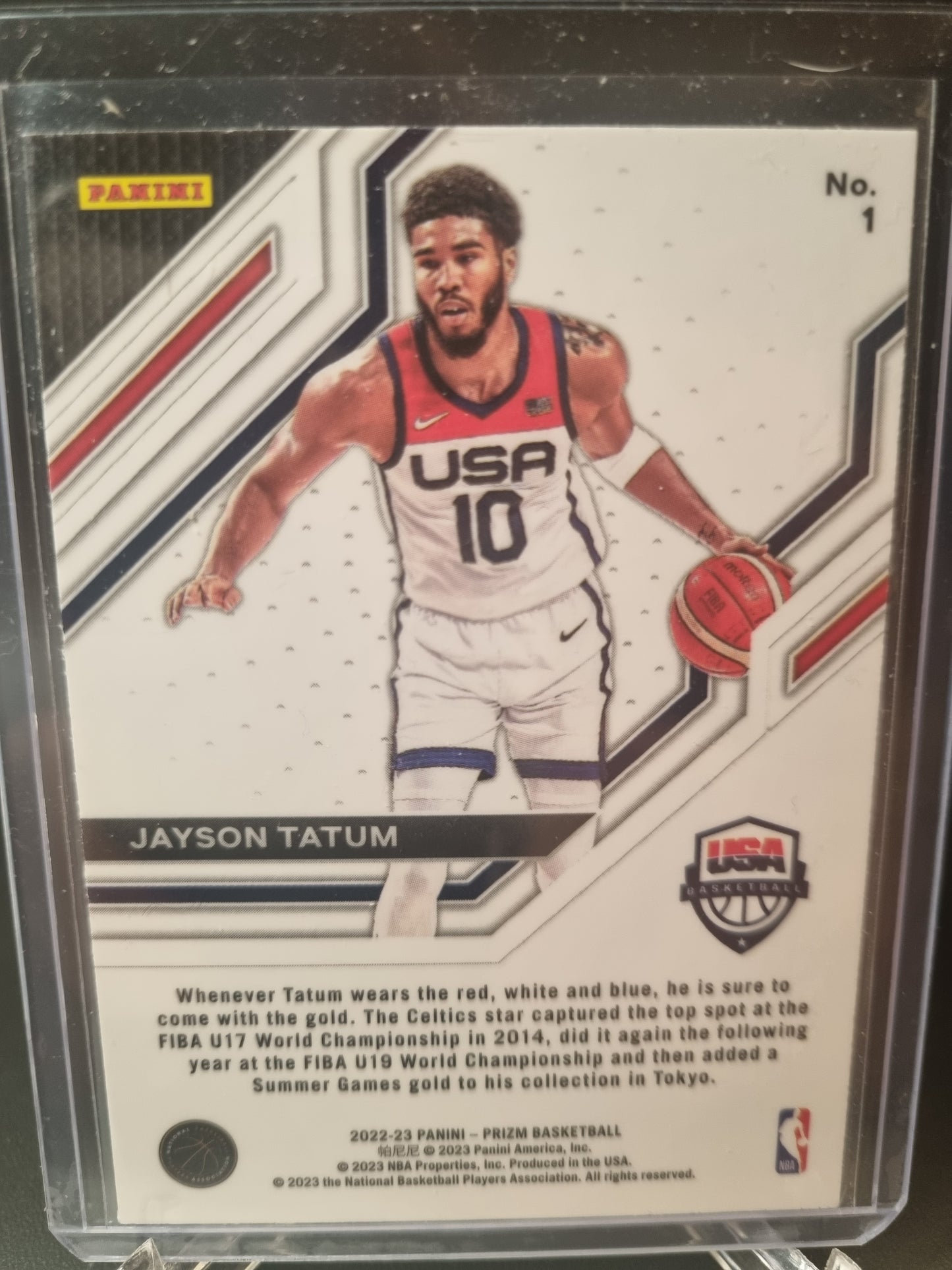 2022-23 Panini Prizm #1 Jayson Tatum