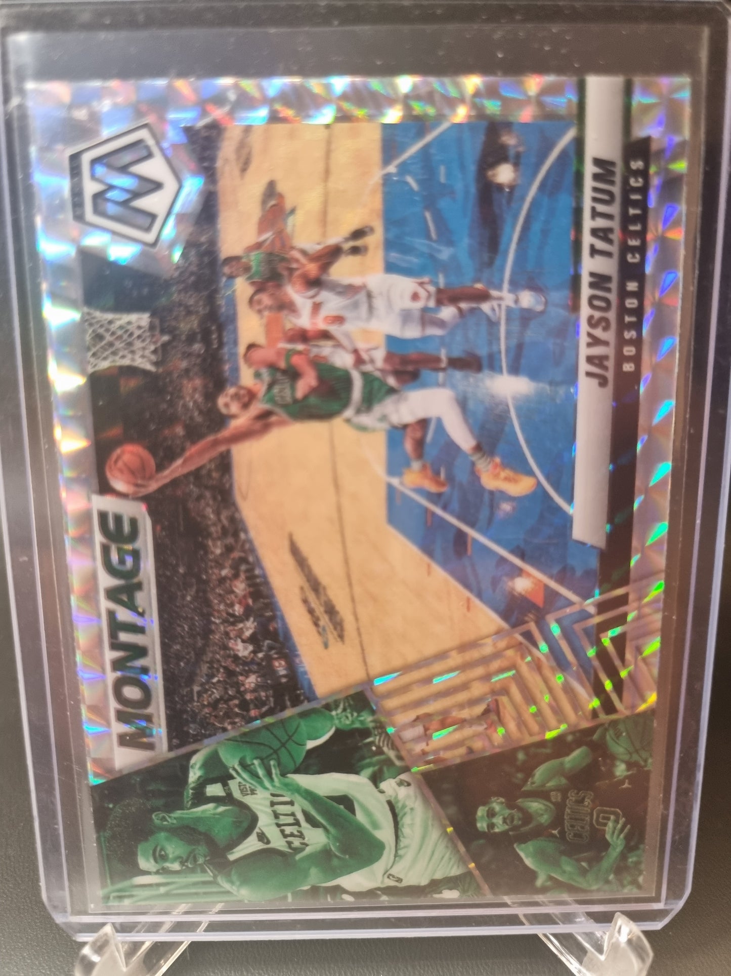 2021-22 Panini Mosaic #1 Jayson Tatum Montage Mosaic Prizm