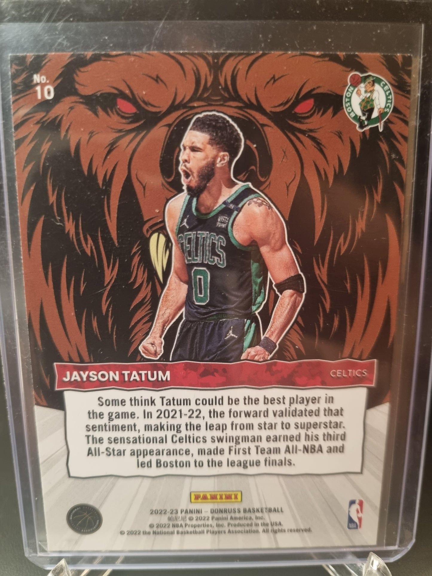 2022-23 Panini Donruss #10 Jayson Tatum Unleashed