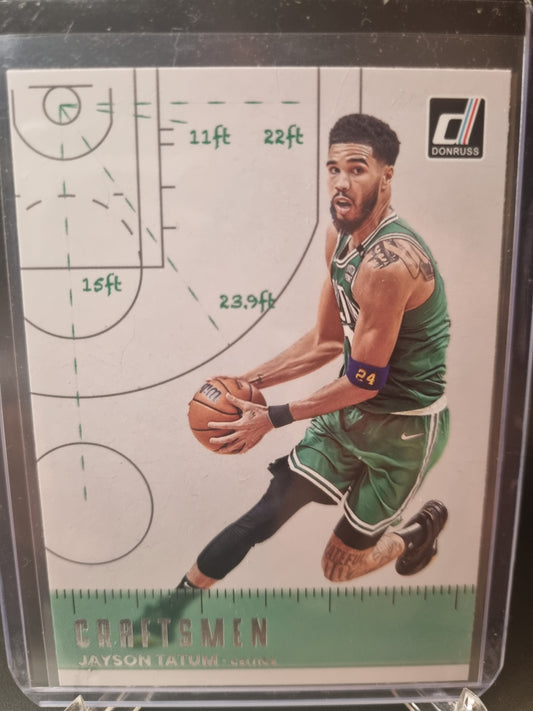 2022-23 Panini Donruss #10 Jayson Tatum Craftsmen