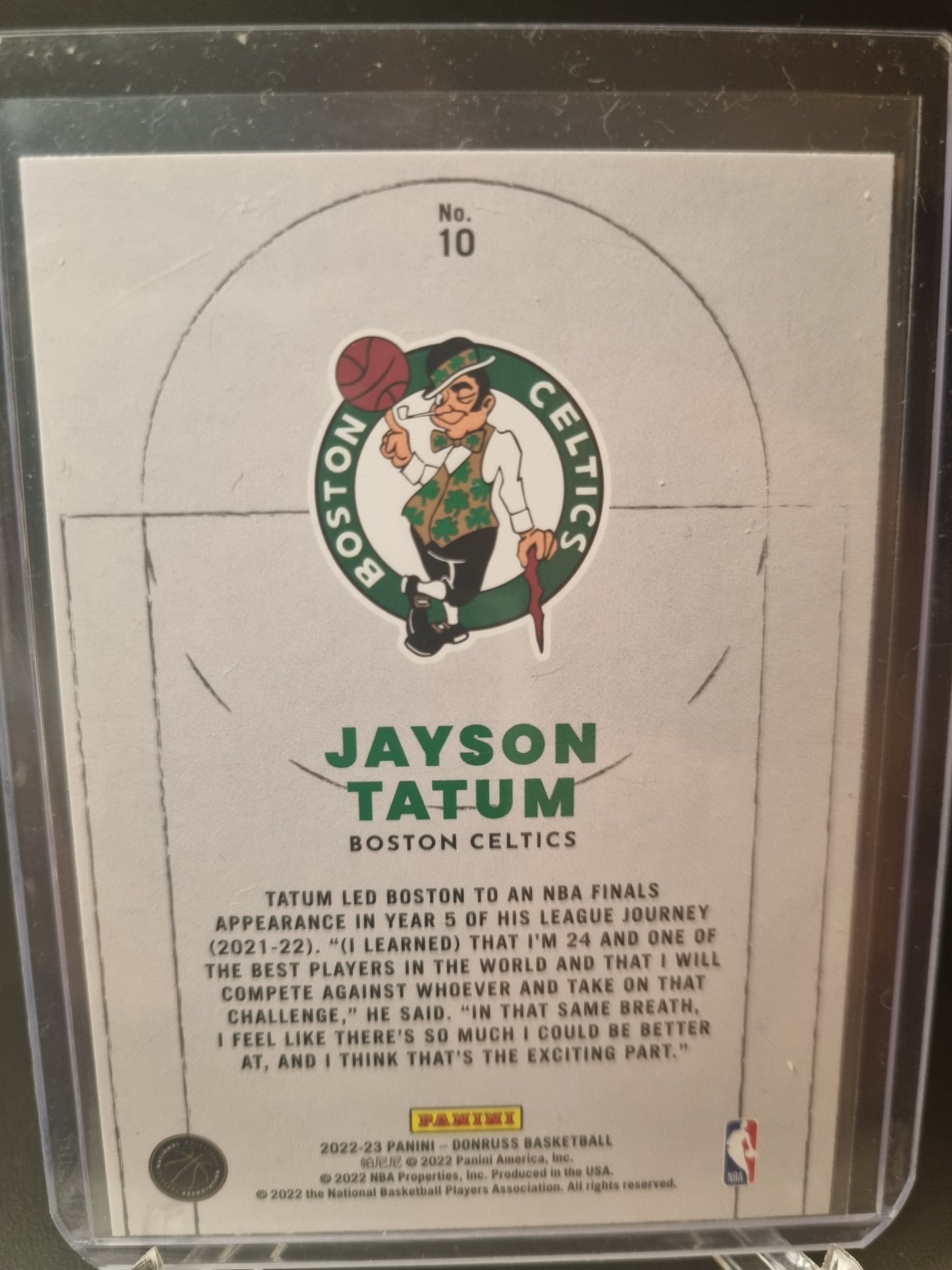 2022-23 Panini Donruss #10 Jayson Tatum Craftsmen