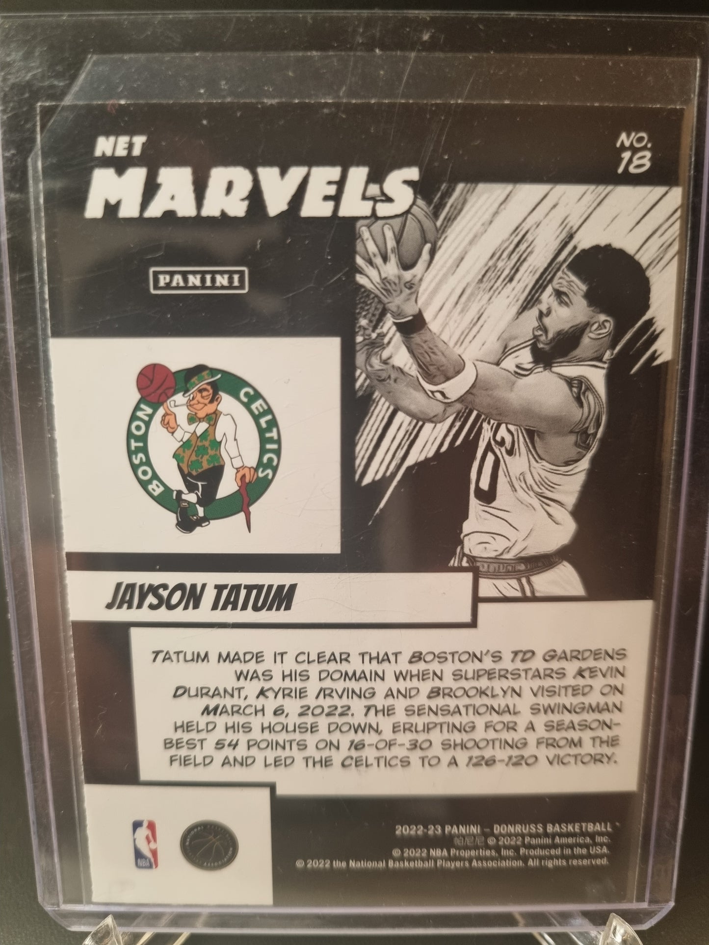 2022-23 Panini Donruss #18 Jayson Tatum Net Marvels