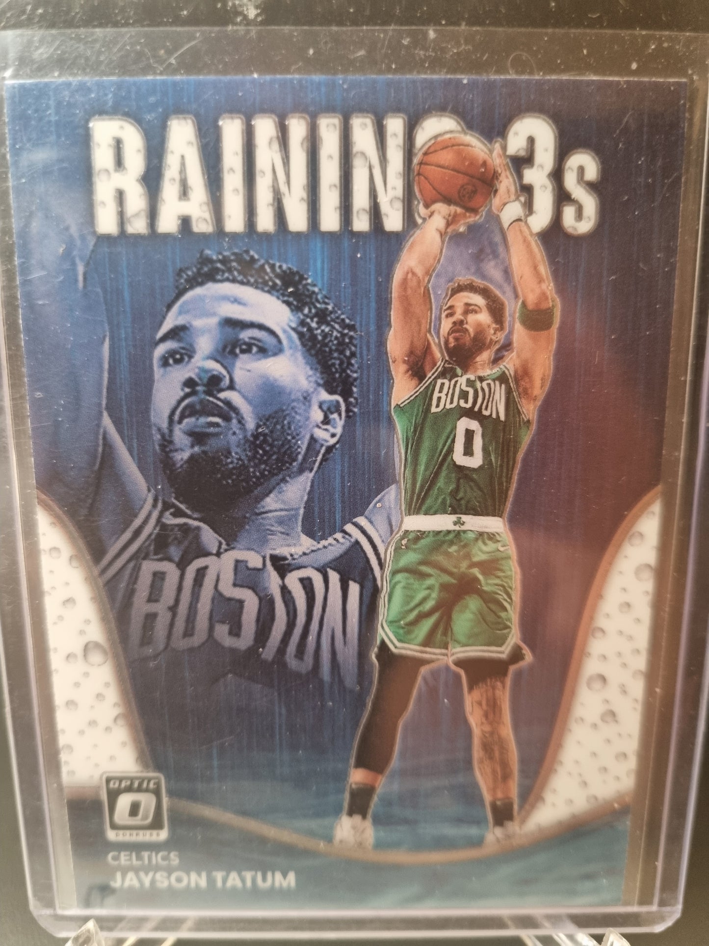 2022-23 Panini Donruss Optic #13 Jayson Tatum Raining 3s