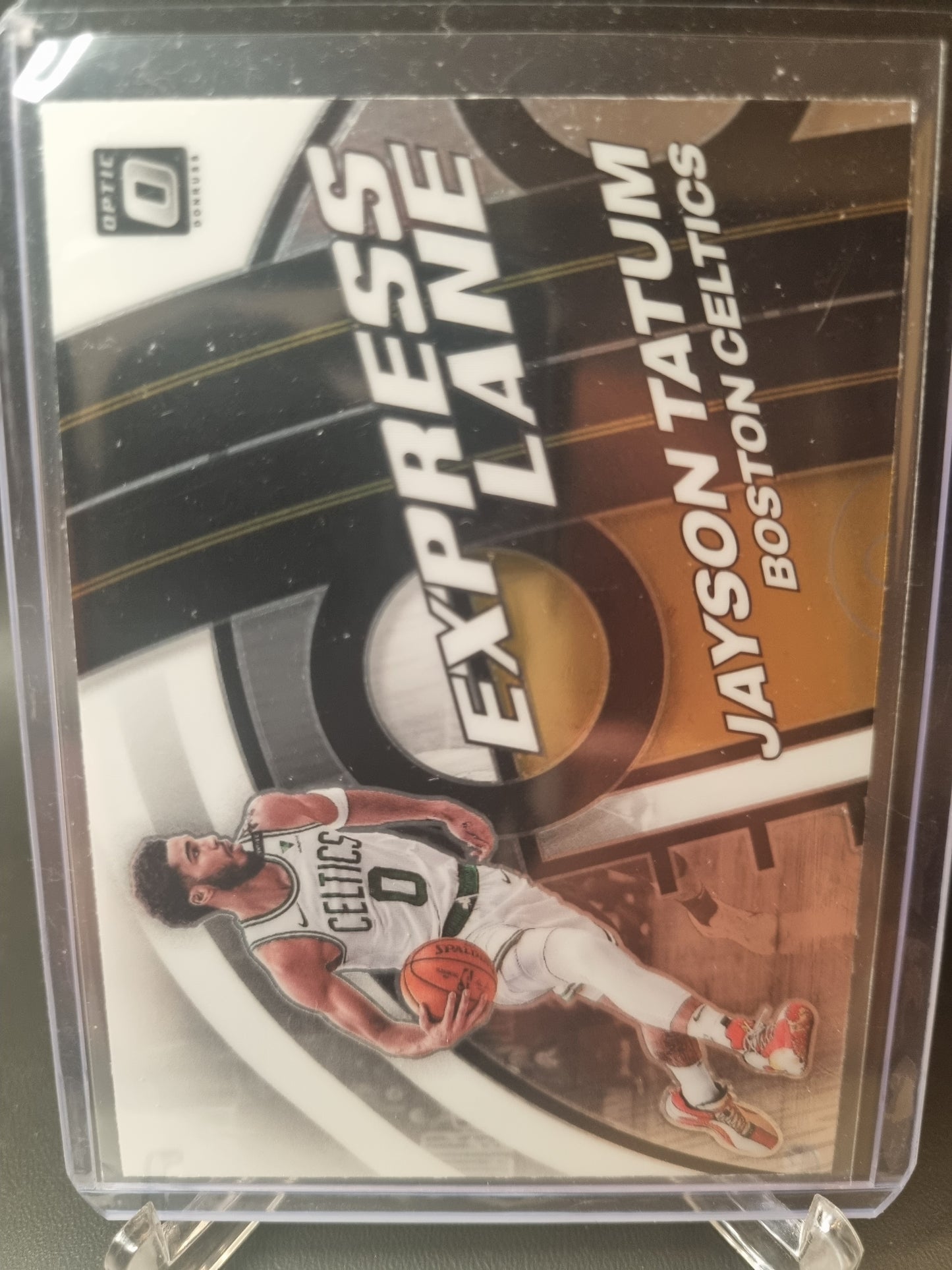 2021-22 Panini Donruss Optic #23 Jayson Tatum Express Lane