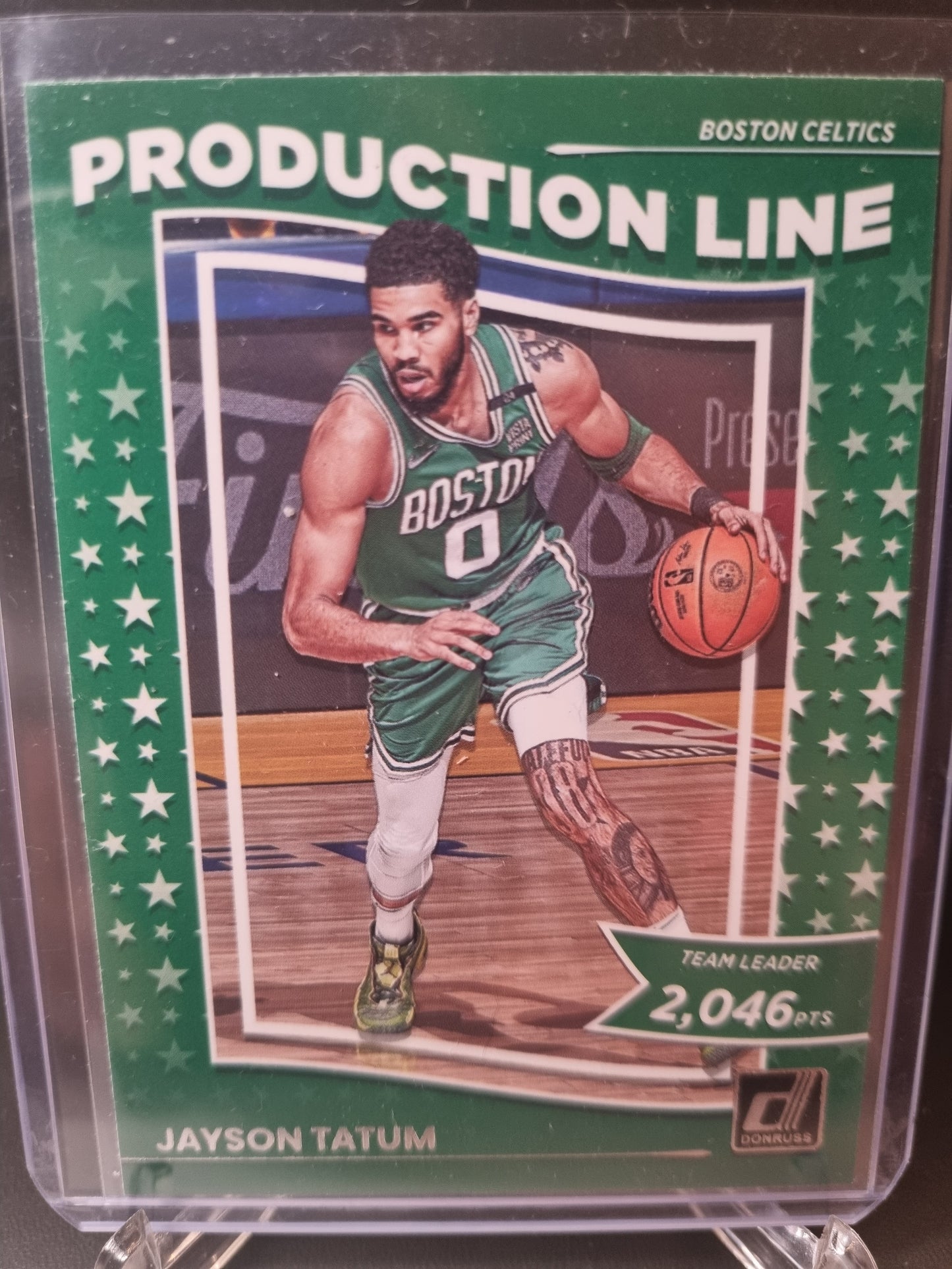 2022-23 Panini Donruss #10 Jayson Tatum Production Line