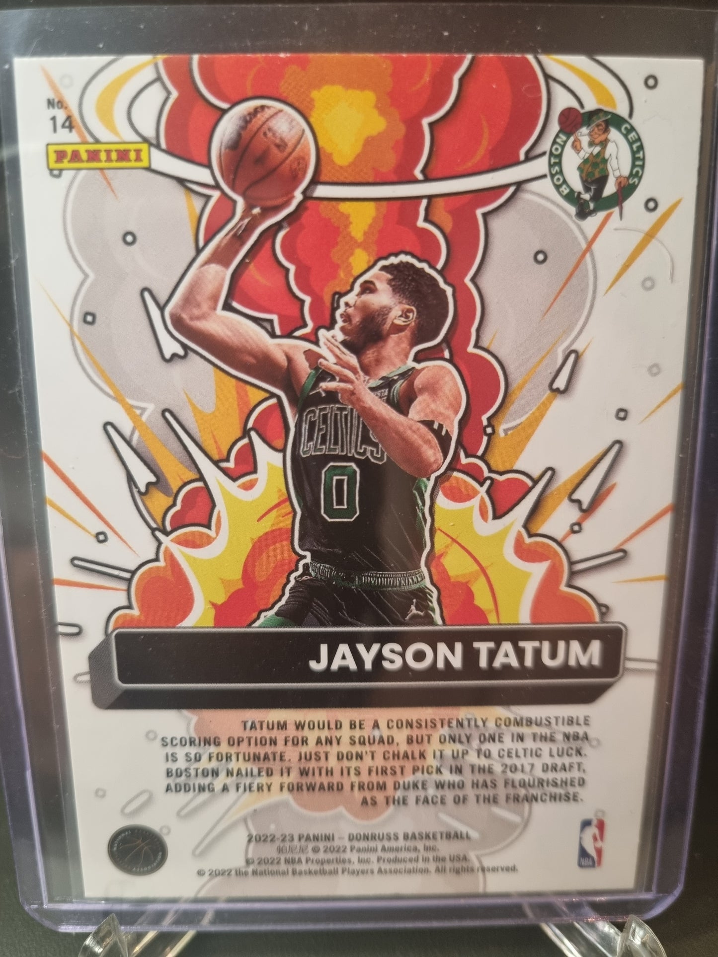 2022-23 Panini Donruss #14 Jayson Tatum Bomb Squad