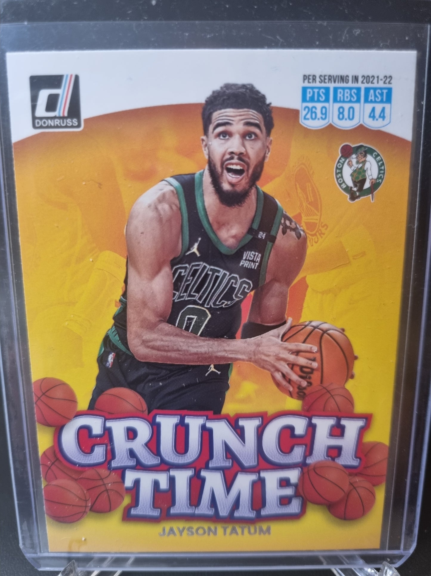 2022-23 Panini Donruss #11 Jayson Tatum Crunch Time