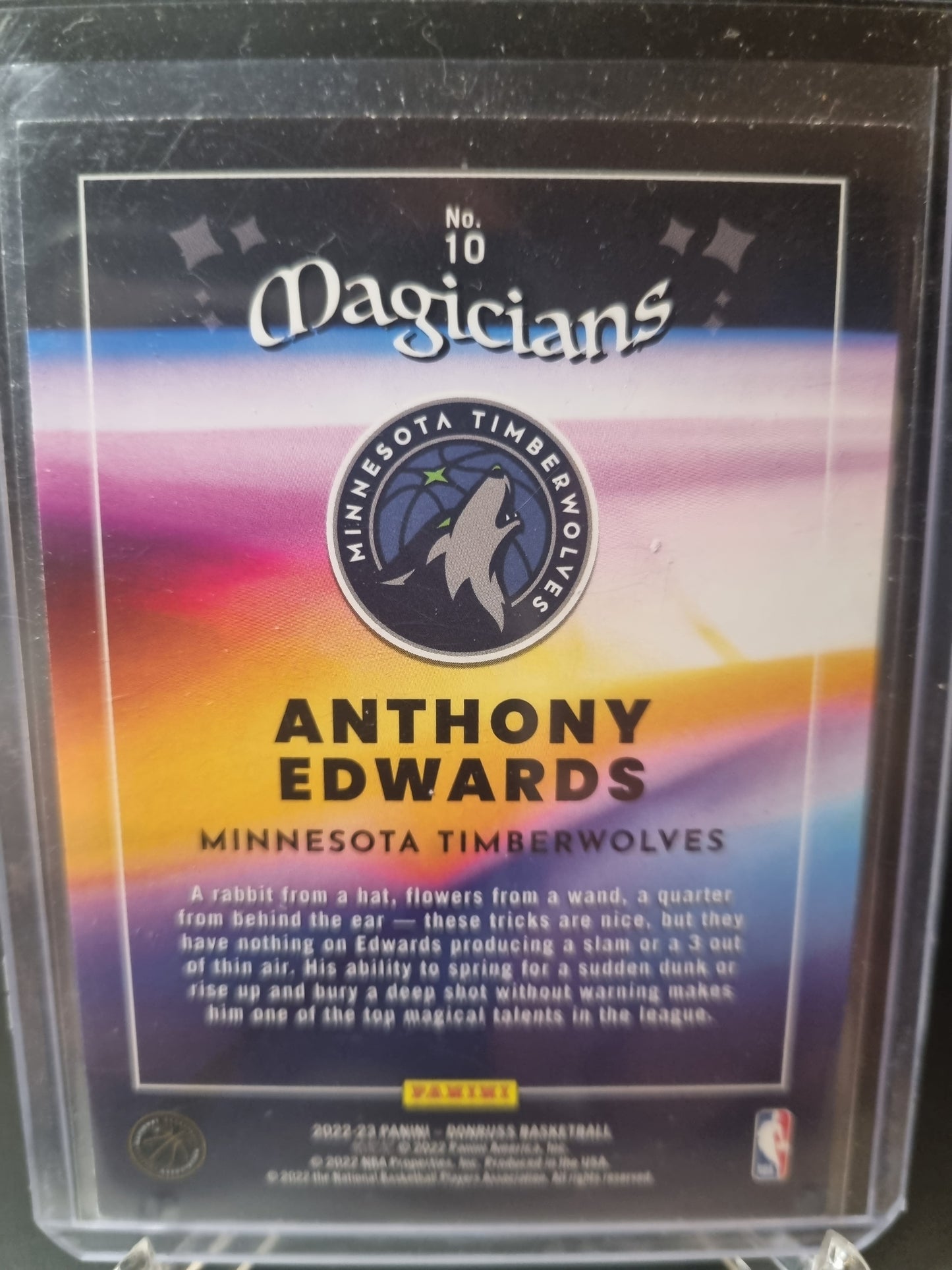 2022-23 Panini Donruss #10 Anthony Edwards Magicians